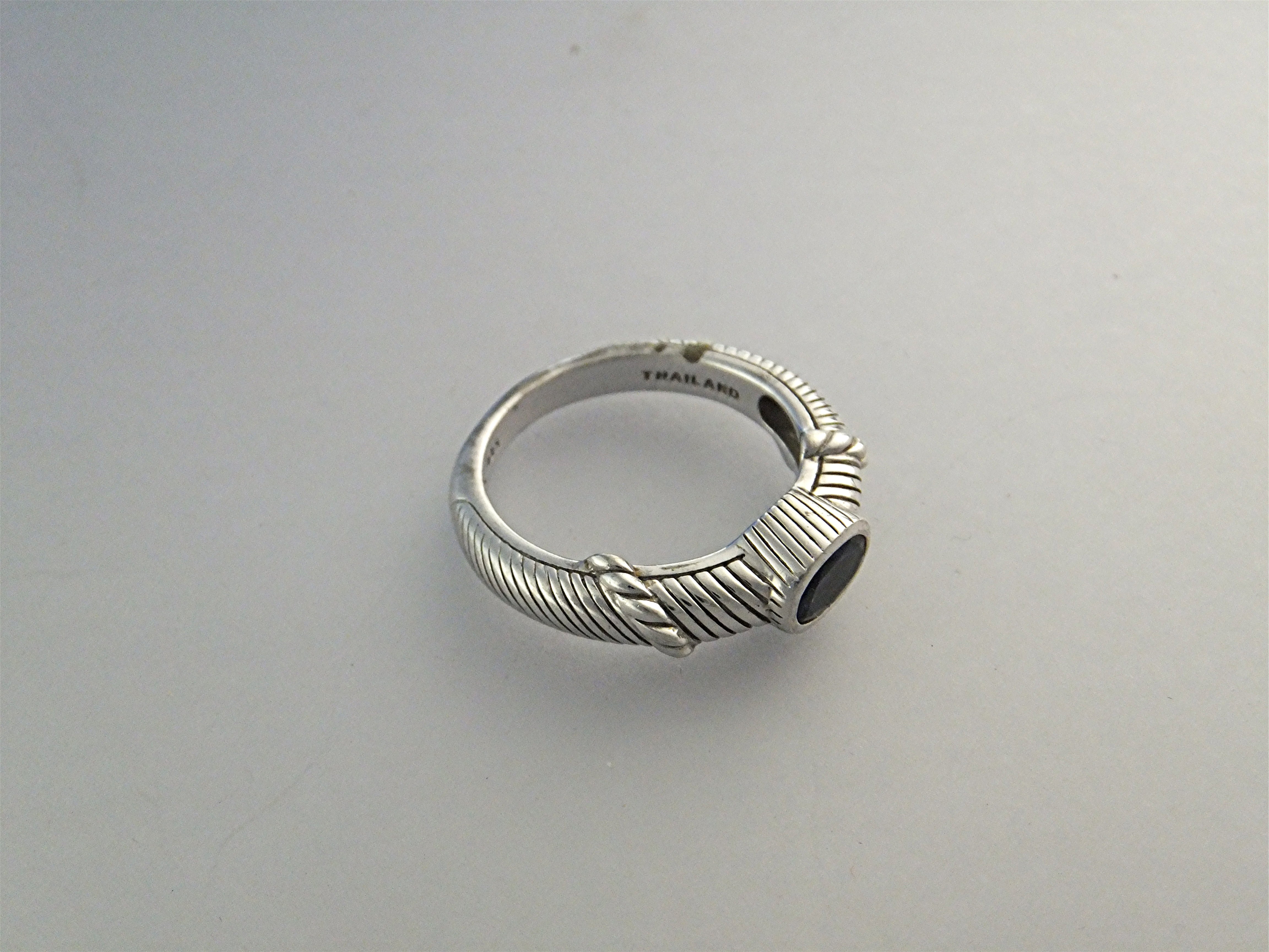 Ring Sterling Silver Iolite Judith Ripka Thailand