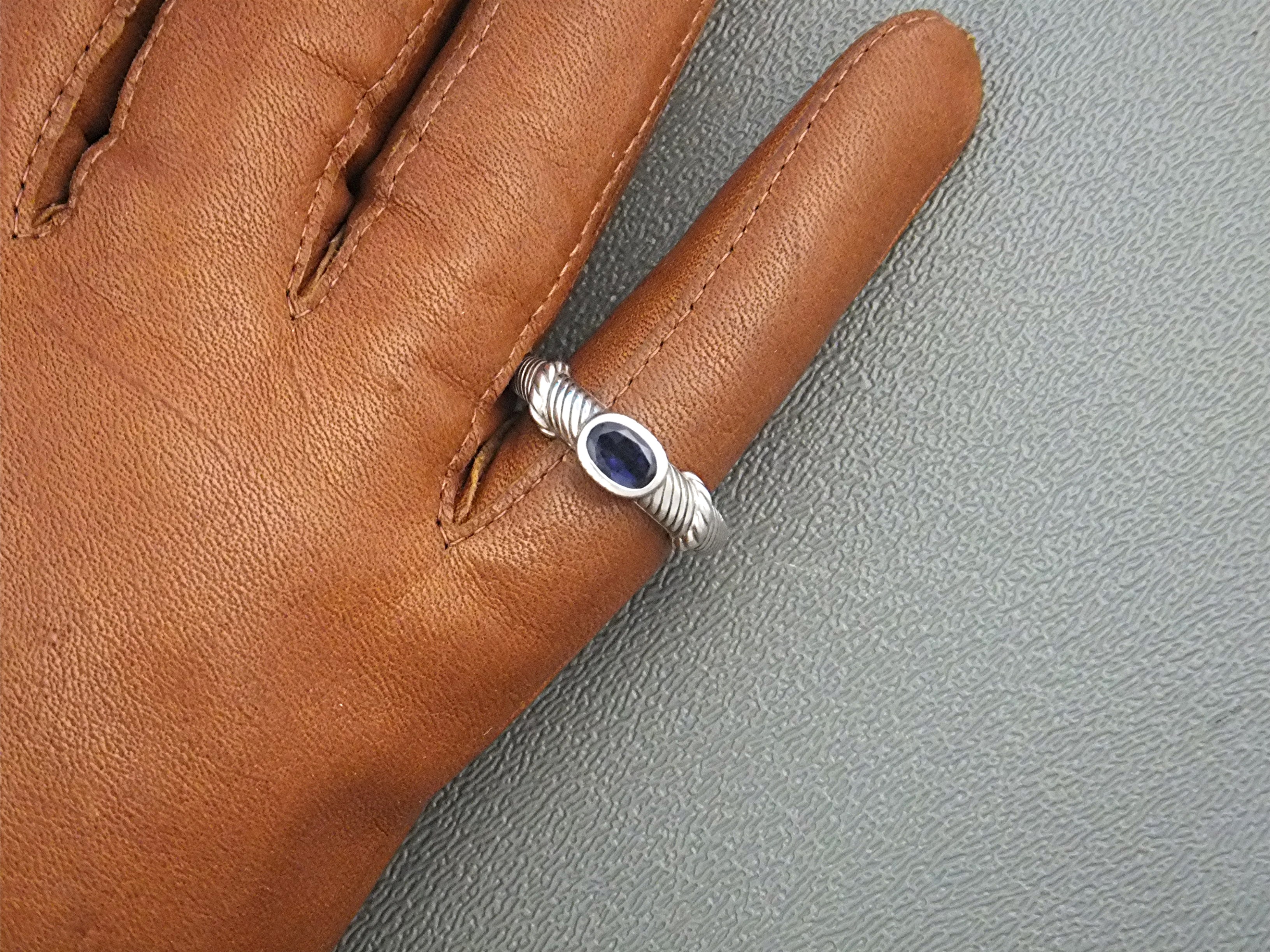 Ring Sterling Silver Iolite Judith Ripka Thailand