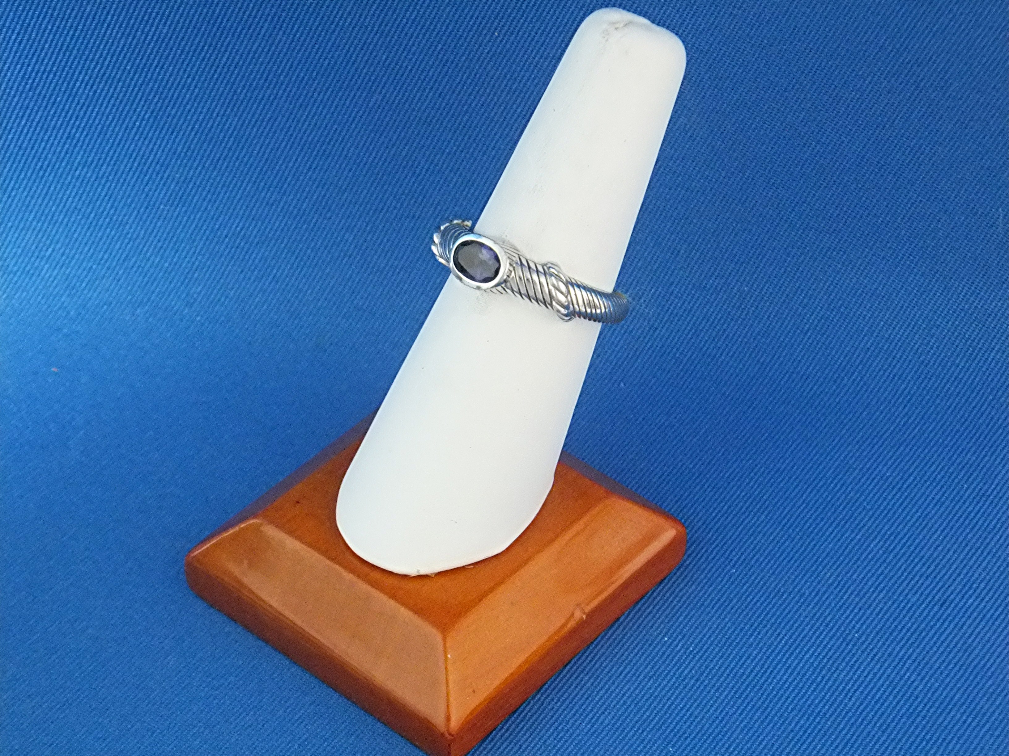 Ring Sterling Silver Iolite Judith Ripka Thailand