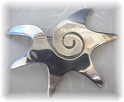 Sterling Silver MARICELLA Brooch Mexico