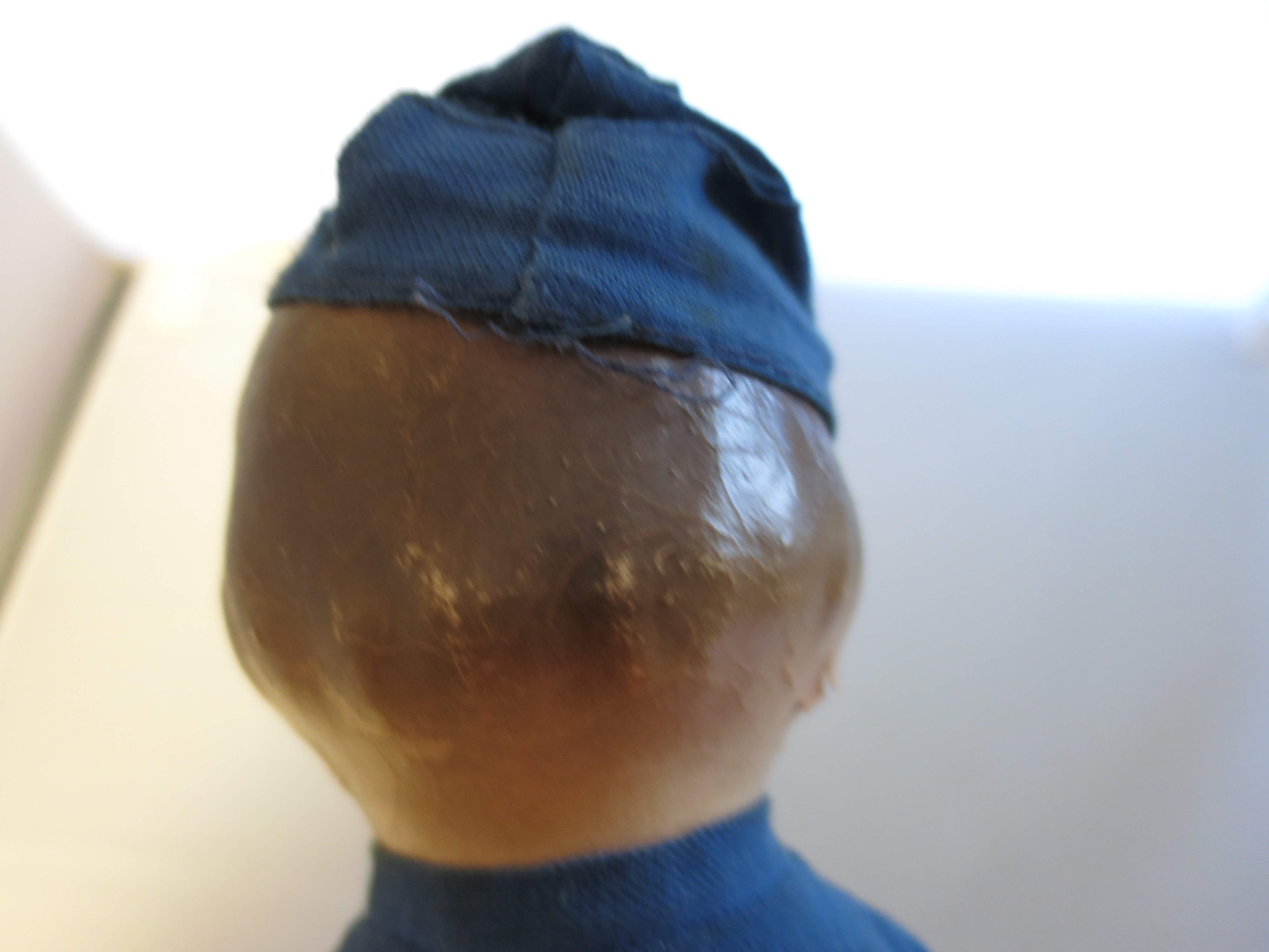 Composition Soldier Doll in Uniform World War 2 Era
