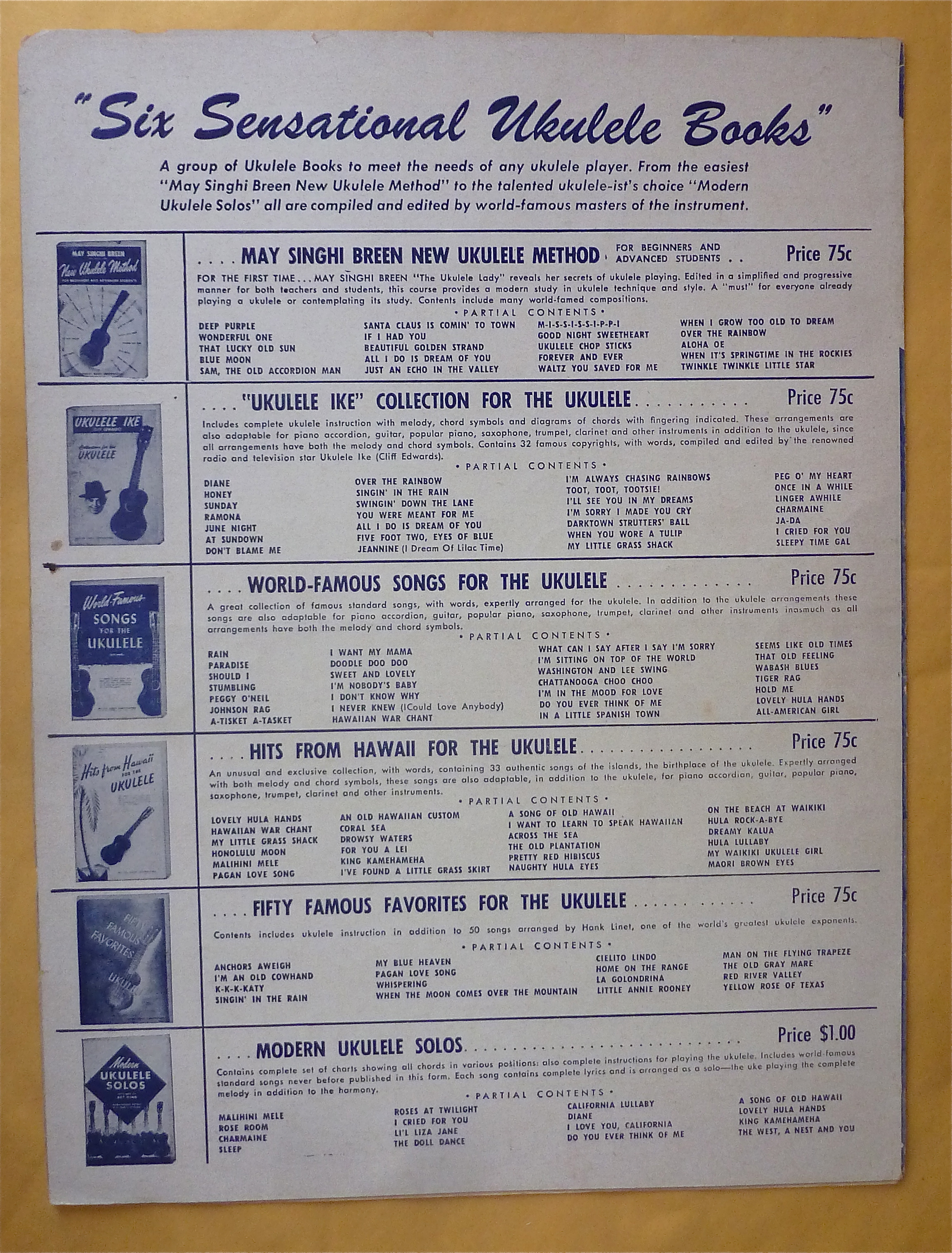 Sheet Music For 1930 Goofus (Phil Harris Cover)