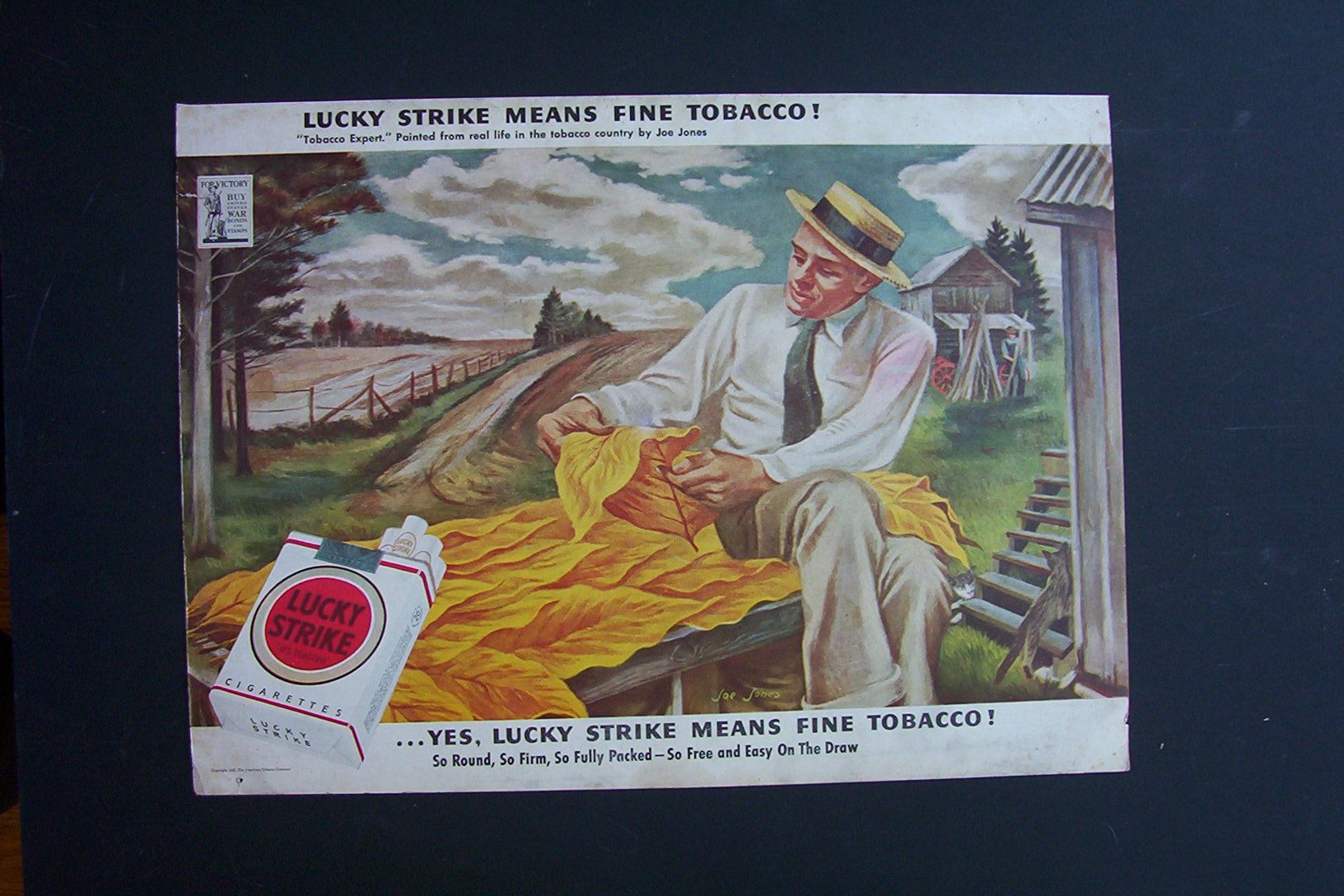 1943 Lucky Strike Cigarettes w/ Tobacco Expert by Jones