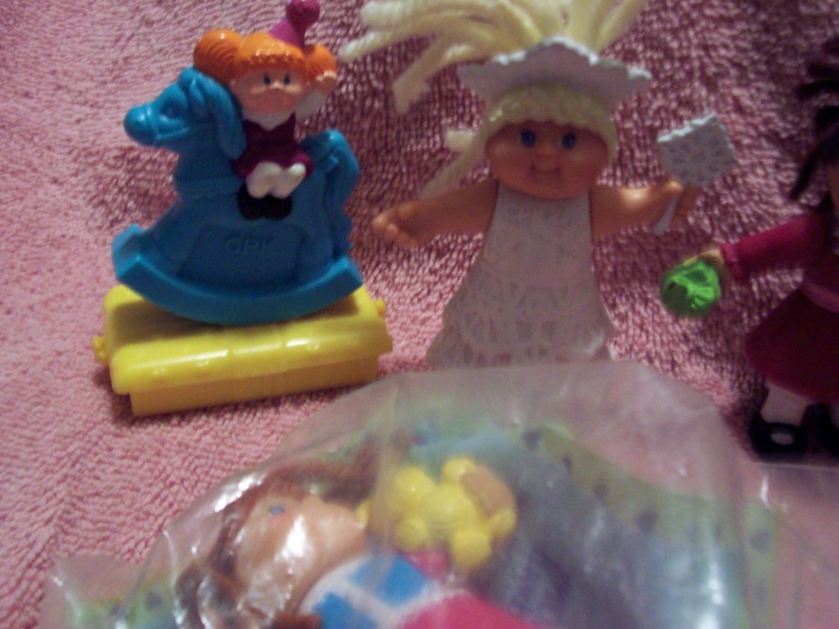 Cabbage patch doll figures Set of 7 from McDonalds 1992 to 1995