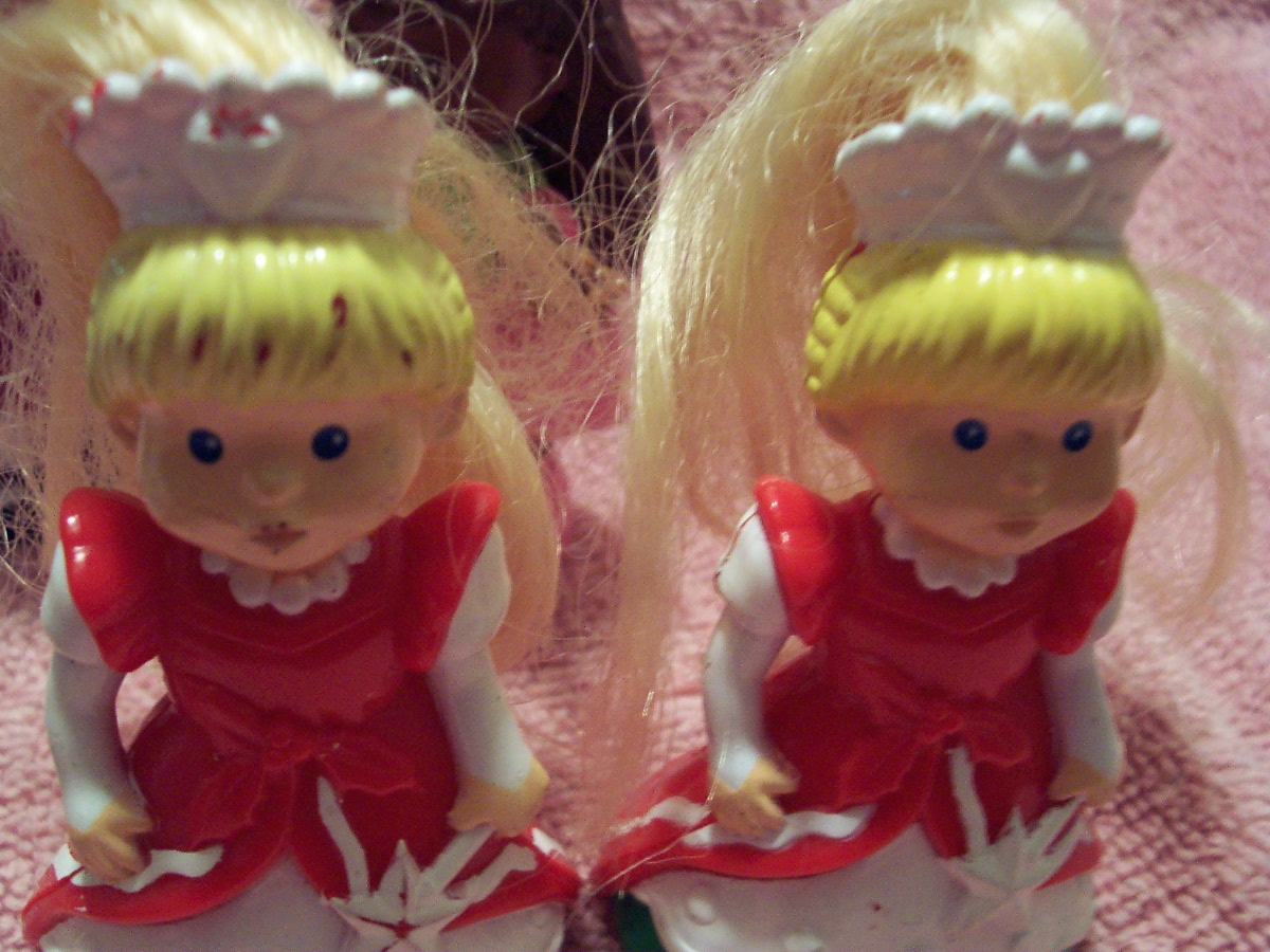 Cabbage patch doll figures Set of 7 from McDonalds 1992 to 1995