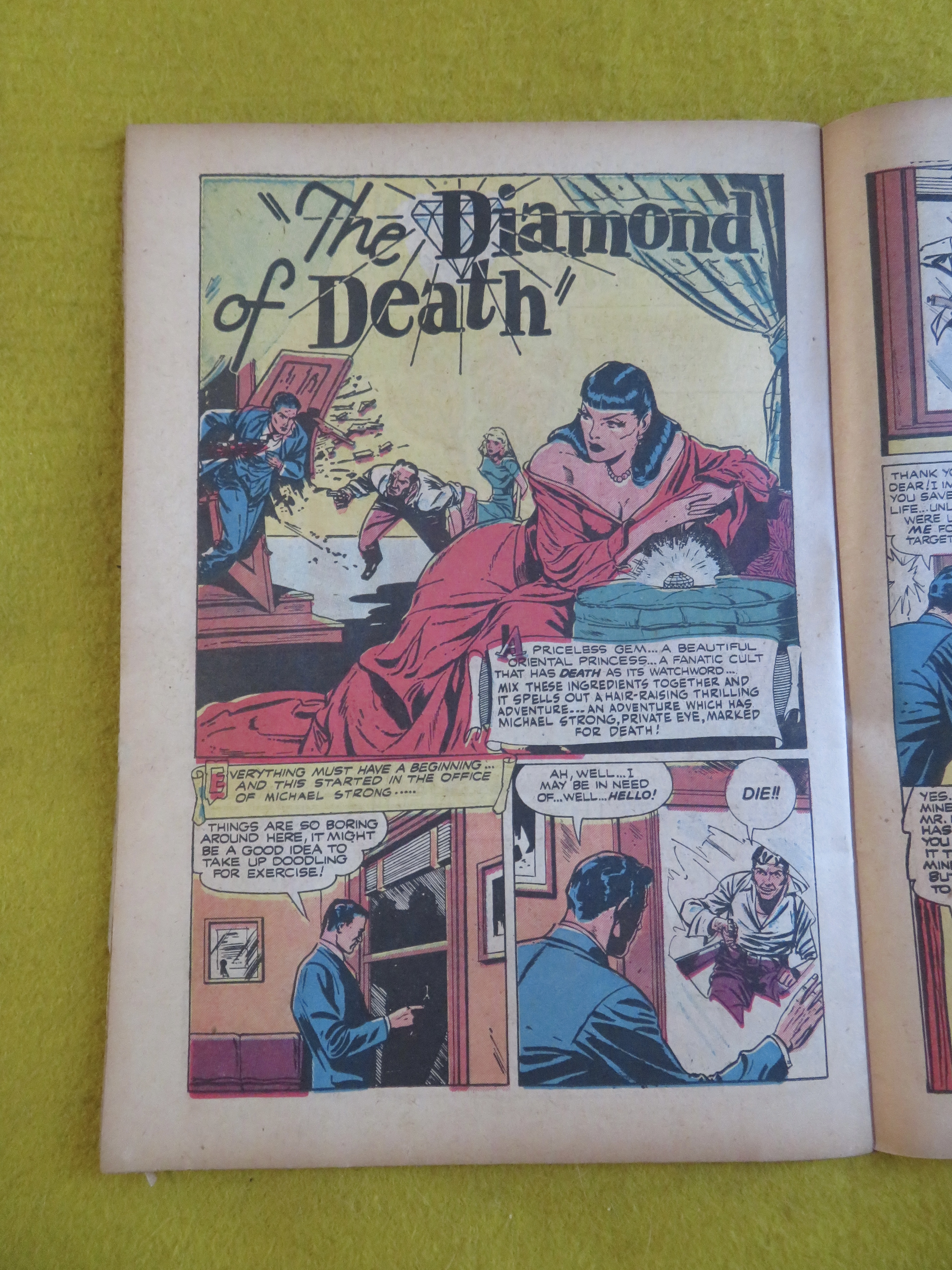 Police Lineup Comic August 1951 The Lineup