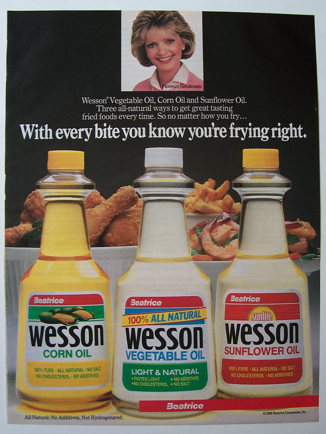 1987  Wesson  Oil  with  Florence  Henderson