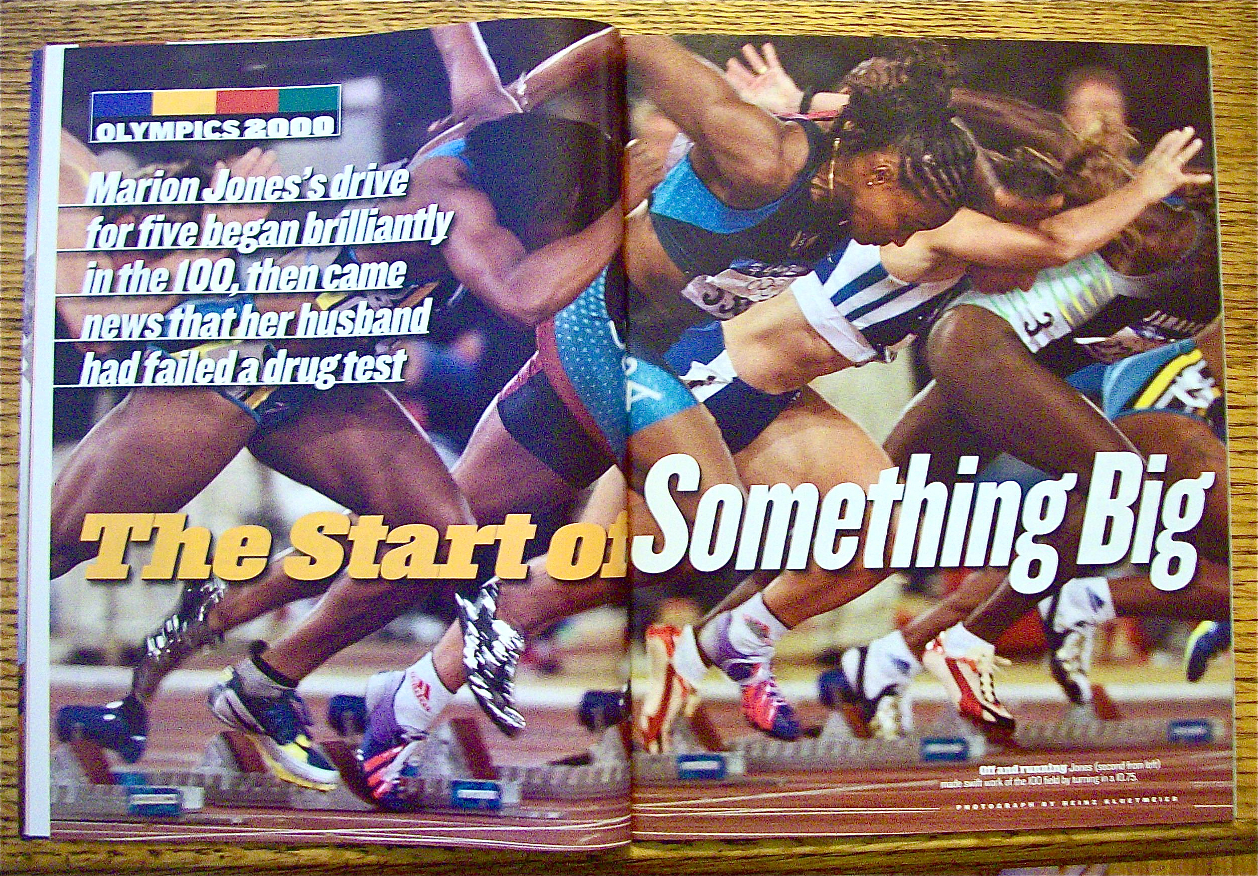 Sport Illustrated Magazine October 2, 2000 Marion Jones