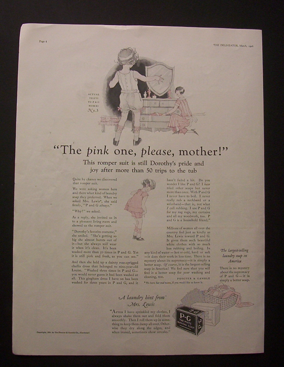 1926  P & G  The  White  Naphtha  Soap