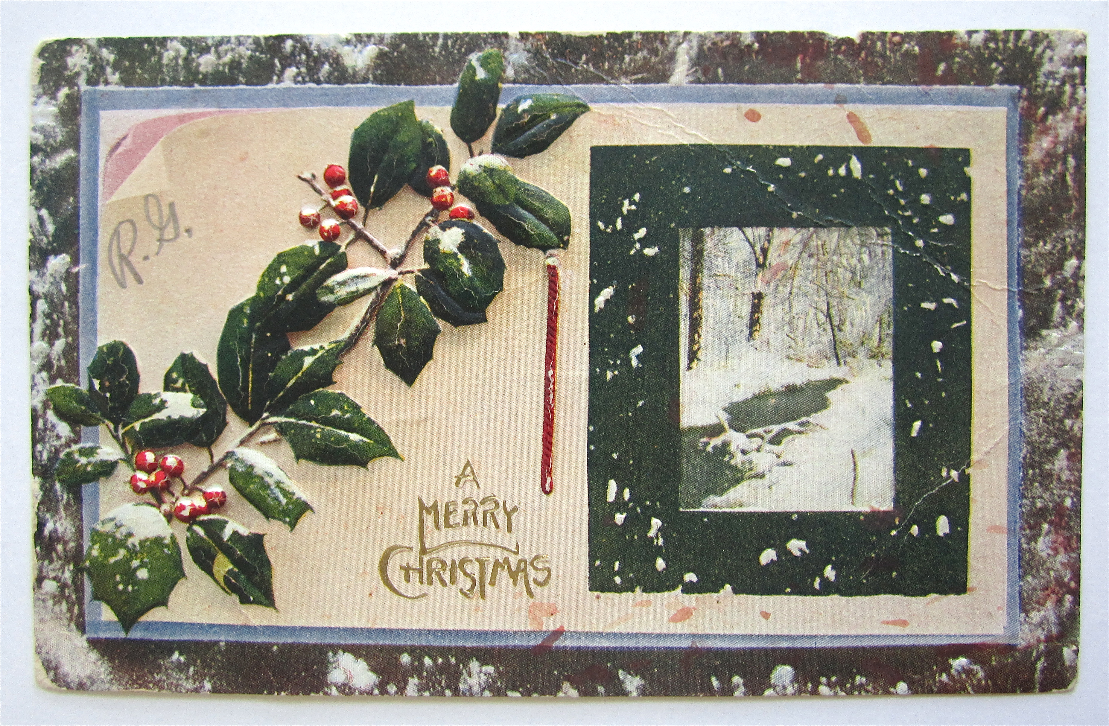 A Merry Christmas Postcard
