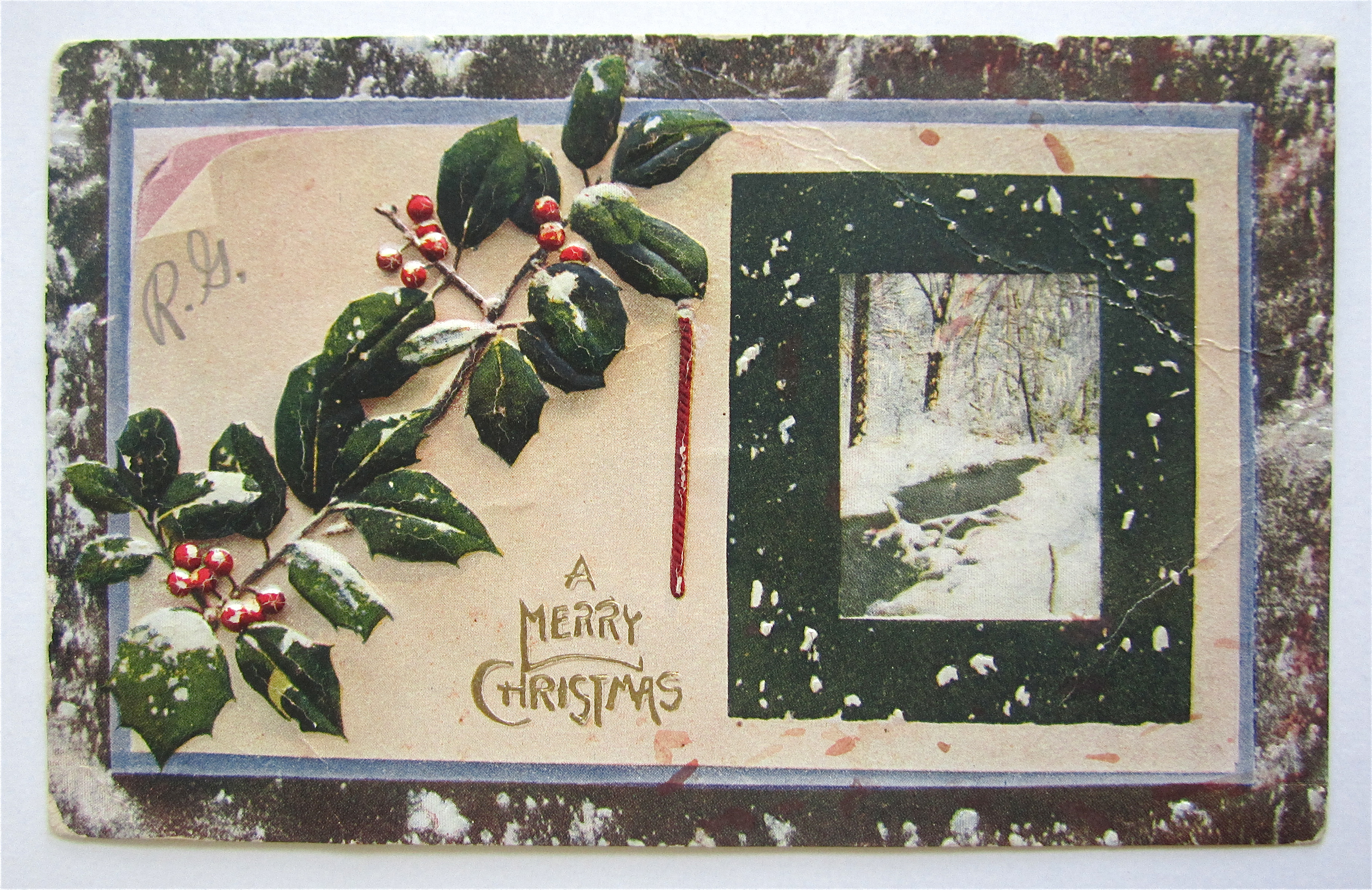 A Merry Christmas Postcard