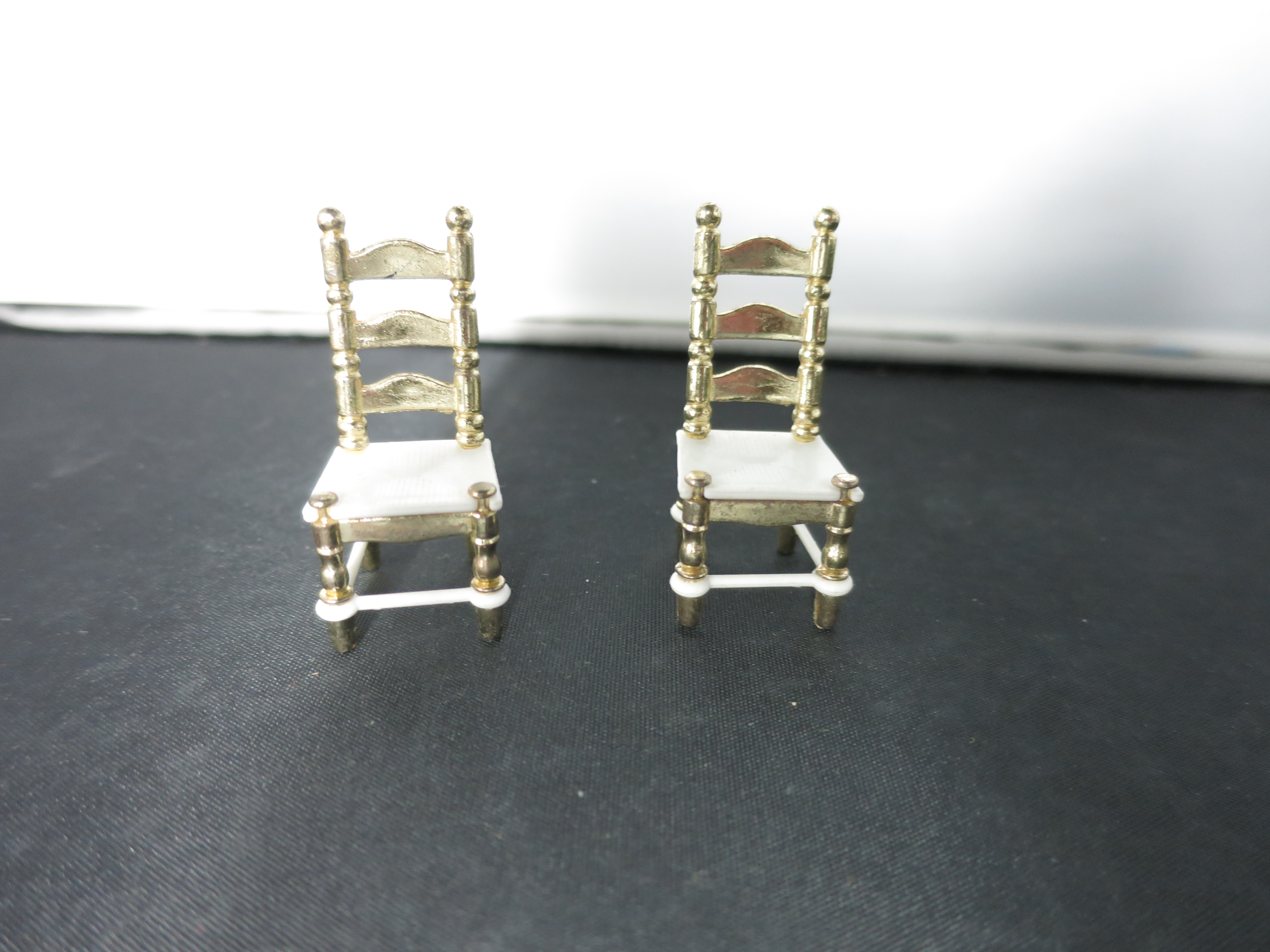 Littles Family Doll House Kitchen Chairs set of 2