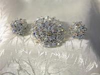 Sparkling LAGUNA Brooch & Earrings