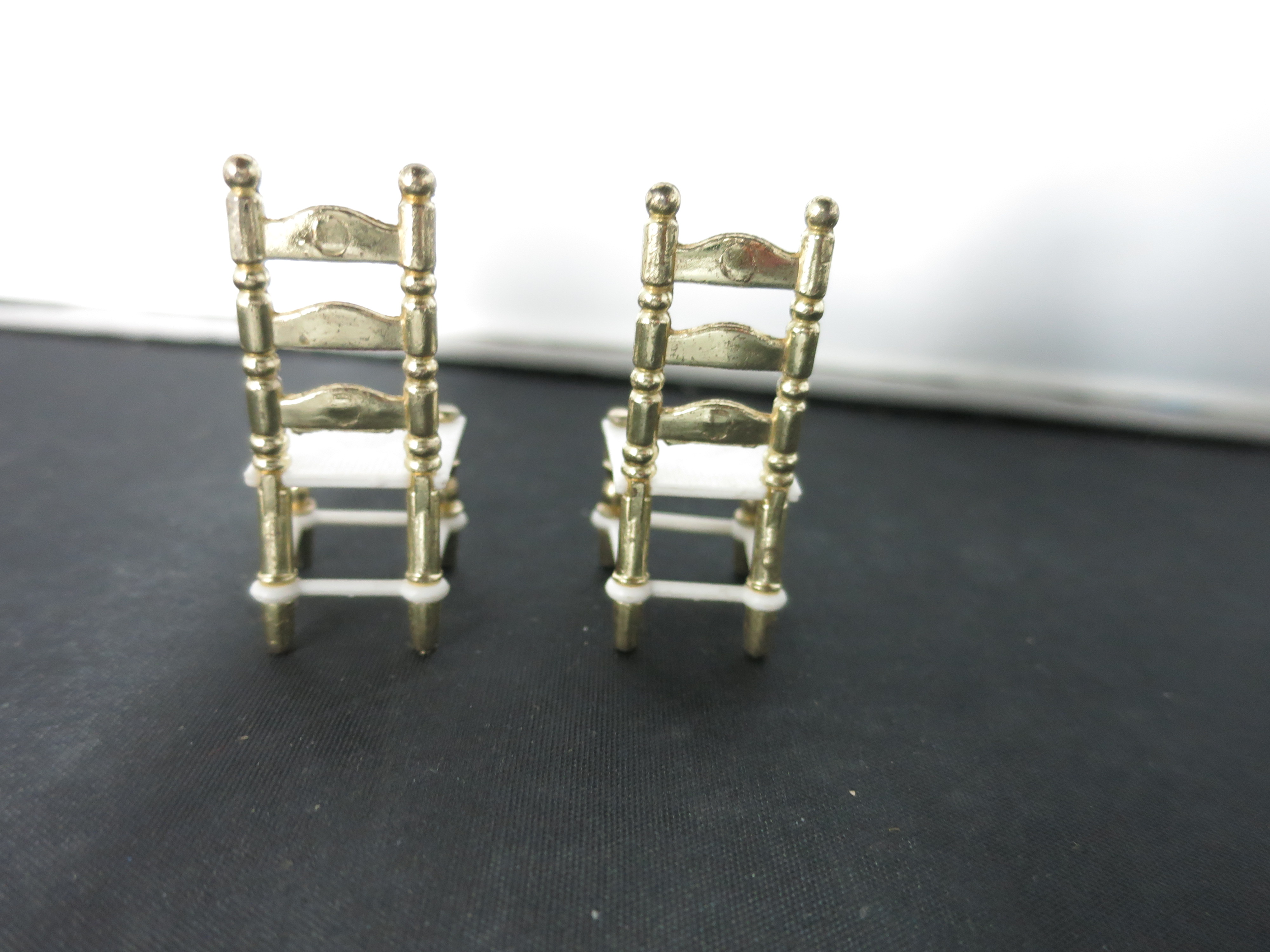 Littles Family Doll House Kitchen Chairs set of 2