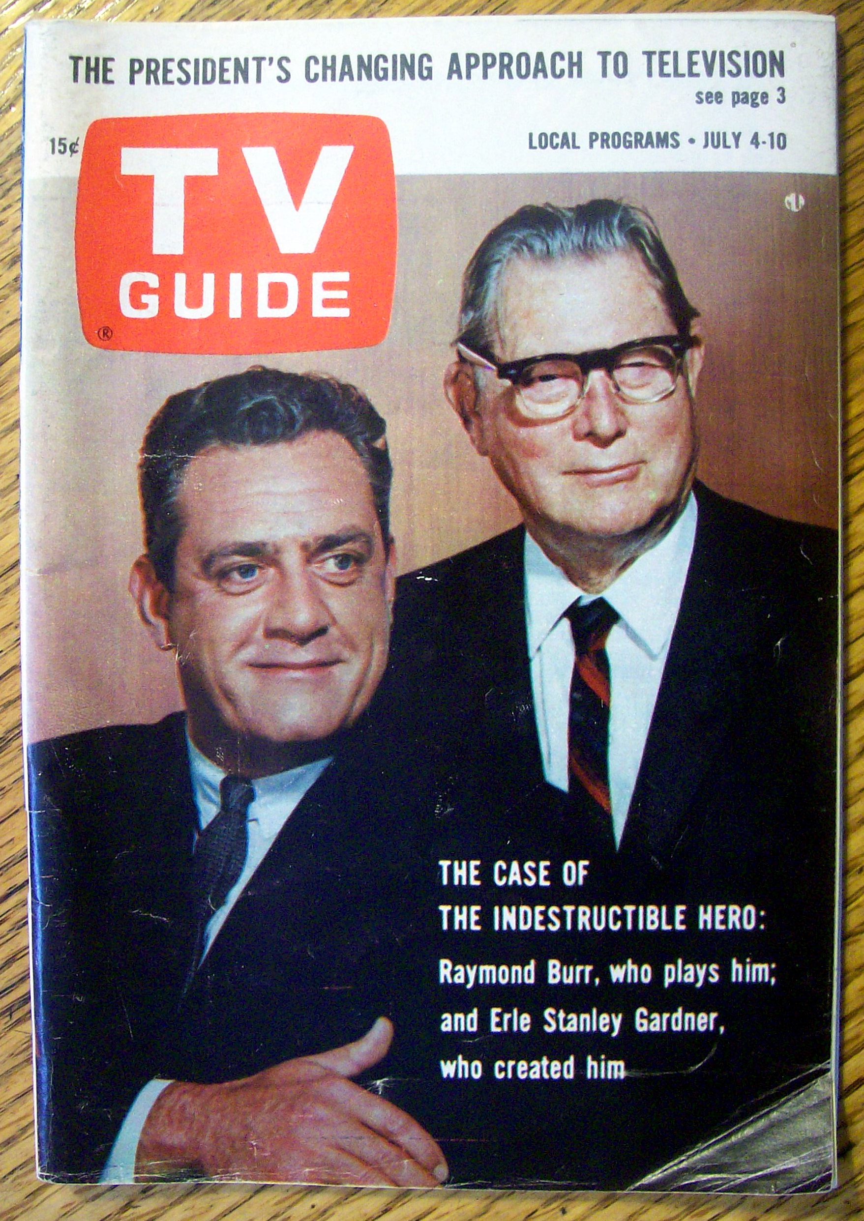 TV Guide-July 4-10, 1964-Raymond Burr
