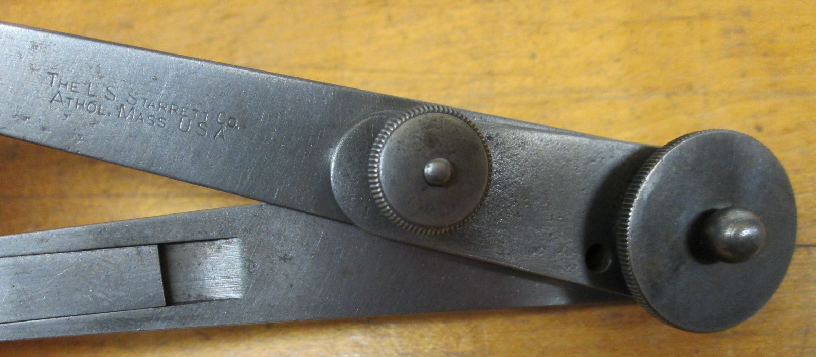 Starrett Hermaphrodite Caliper No. 42 Lock-Joint-6 inch