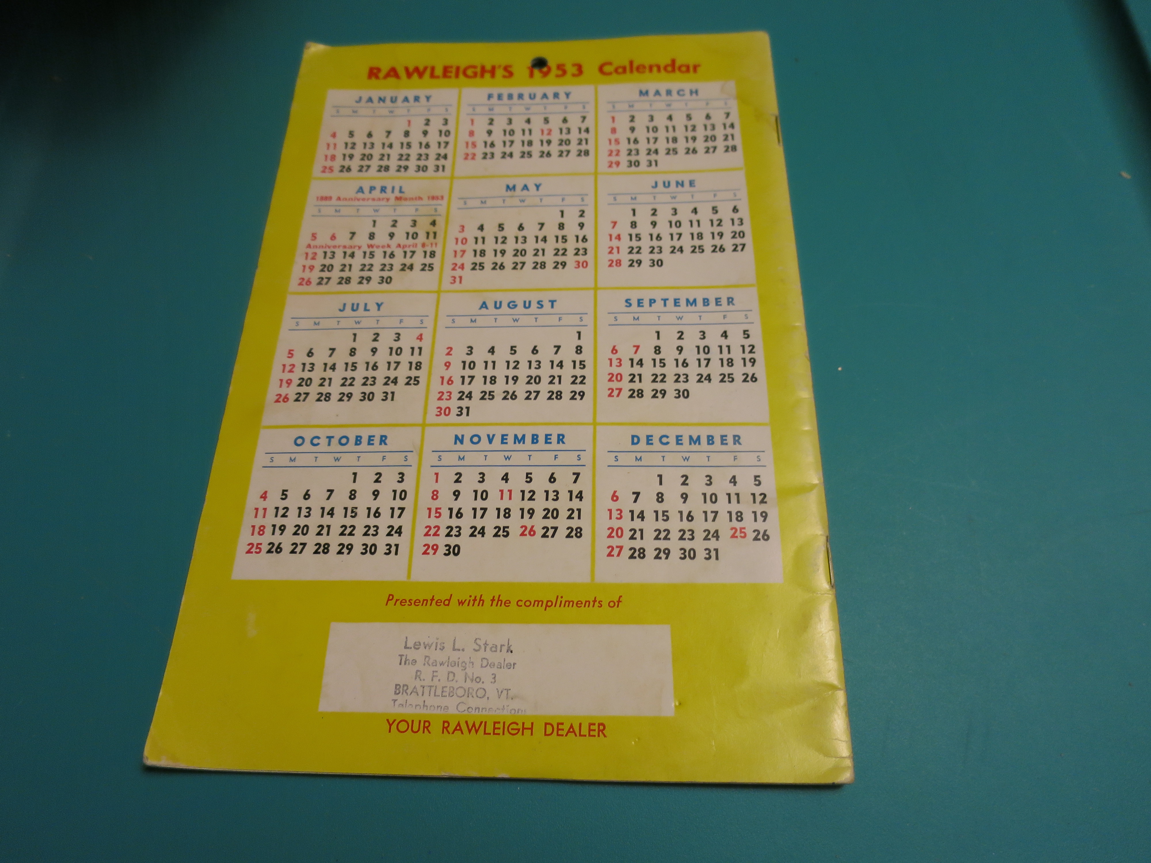 Rawlieghs Good Health Guide Almanac Cook Book
