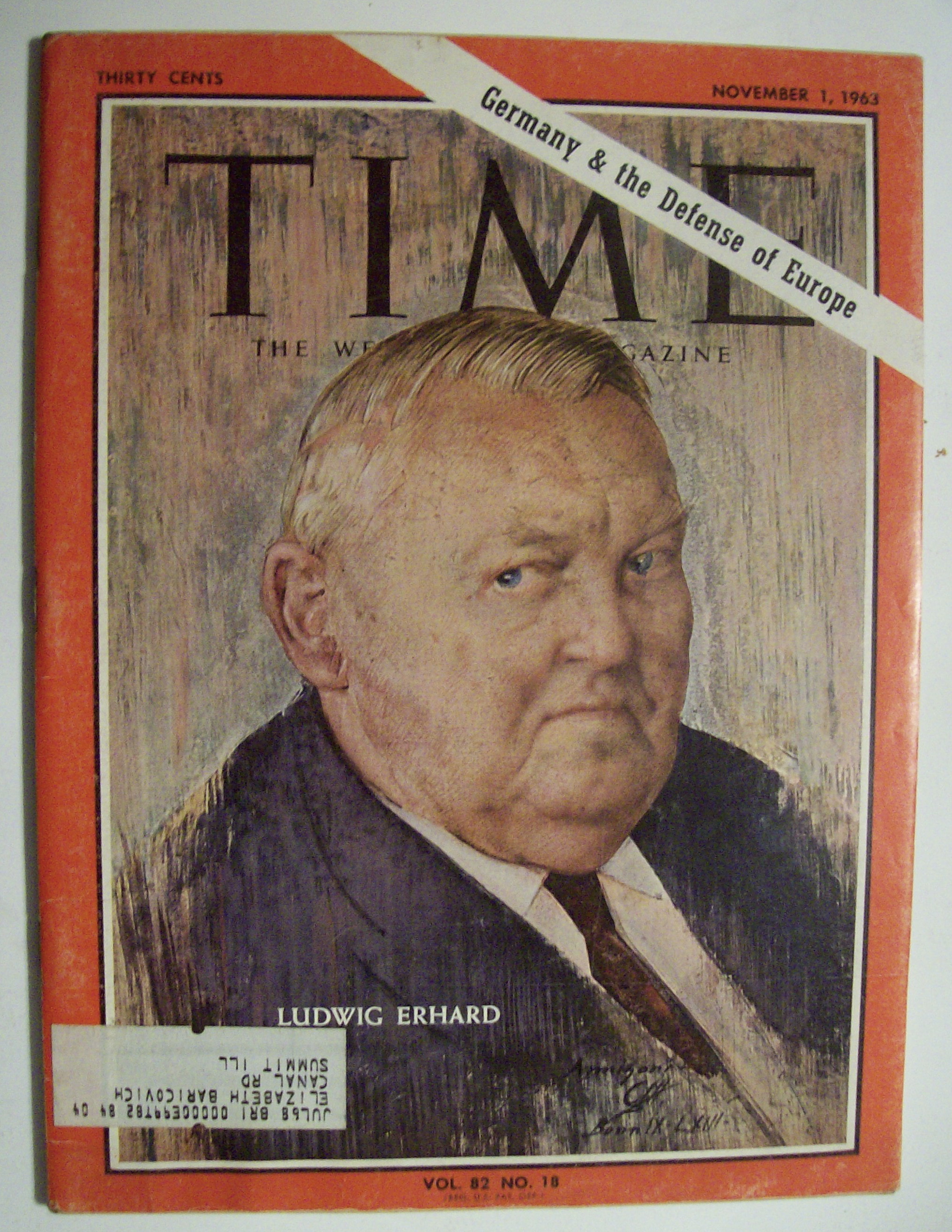 Time Magazine - November 1, 1963