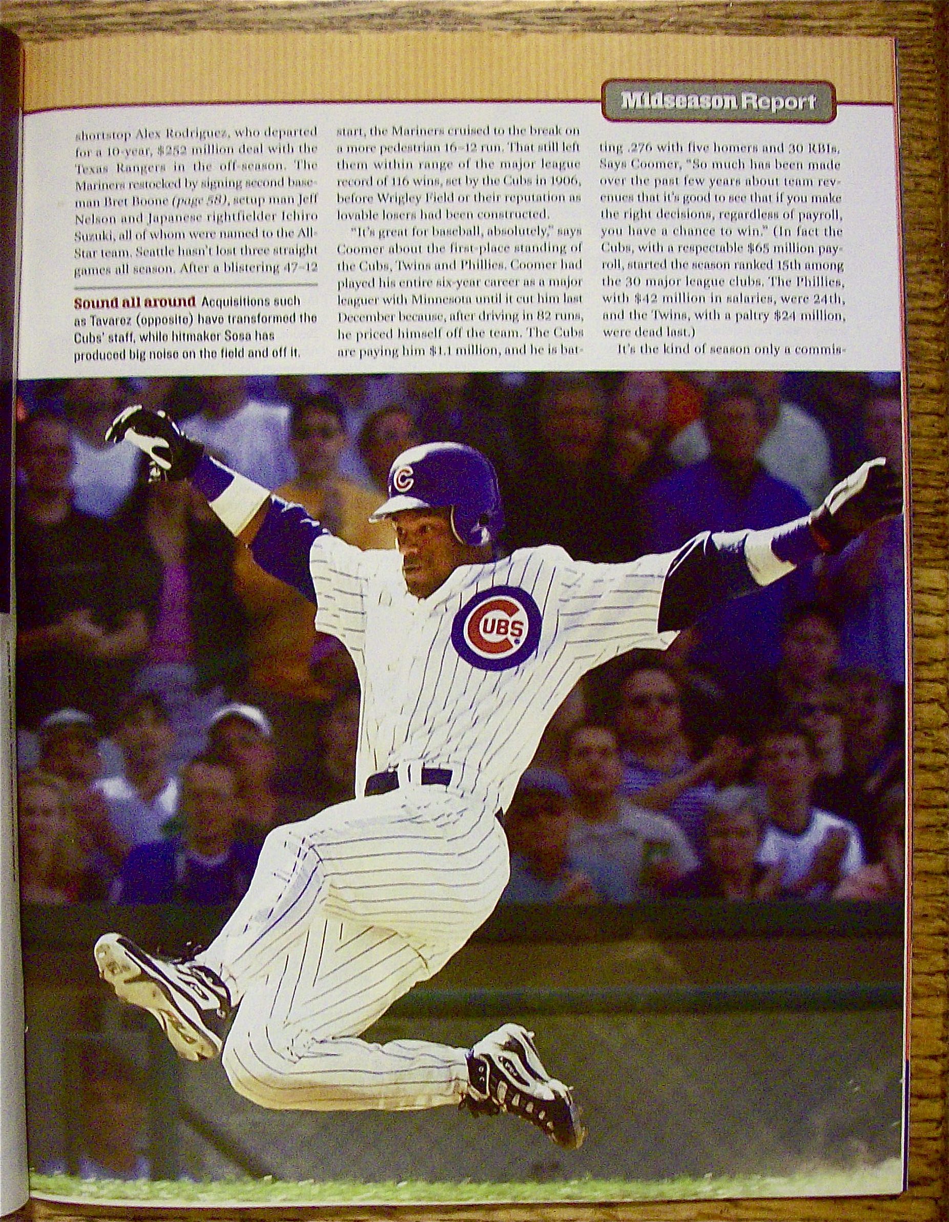 Sport Illustrated Magazine July 16, 2001 Bret Boone