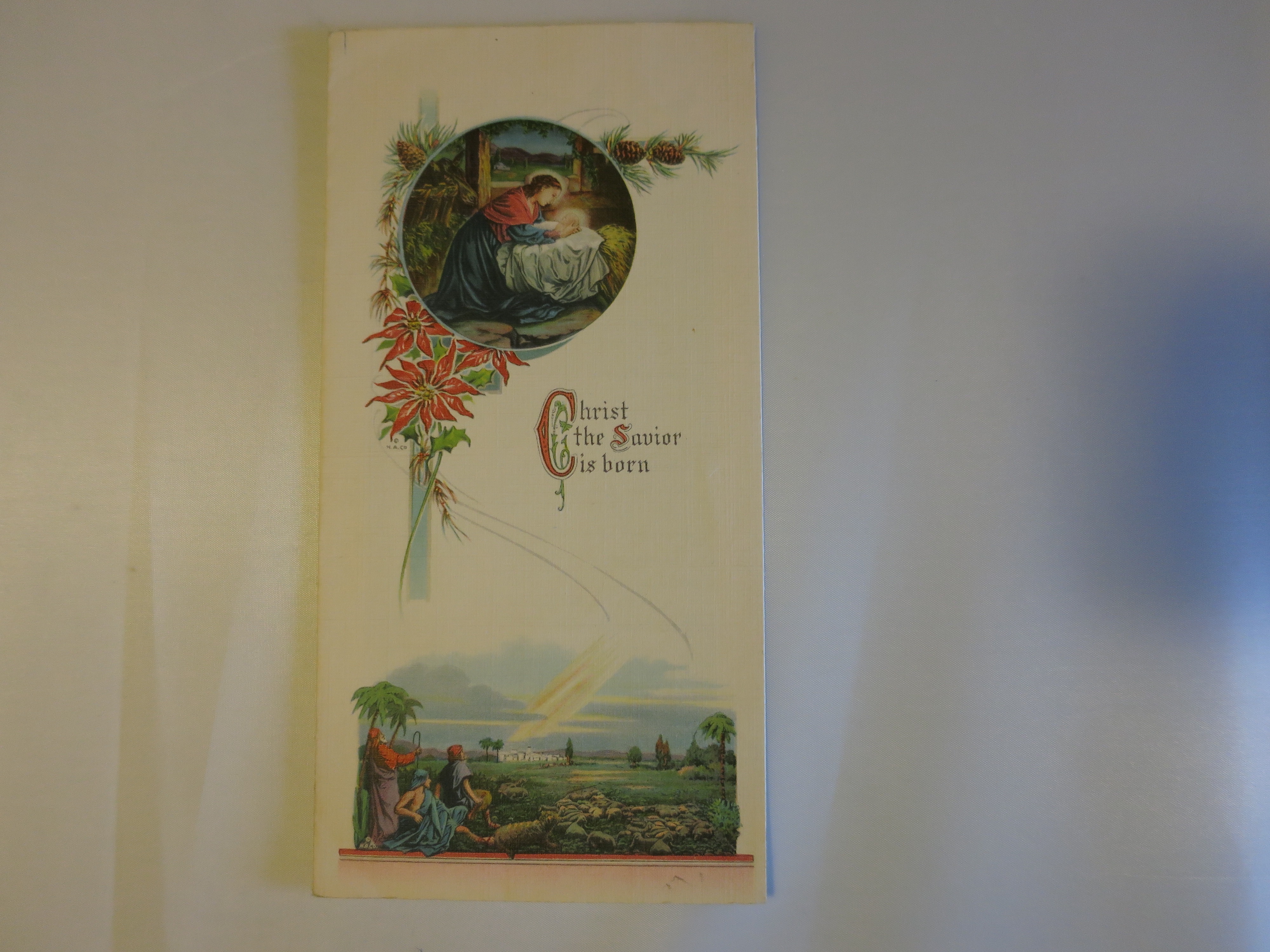 St. Stephens Church Christmas Mass Lithograph Hermitage Art 1940