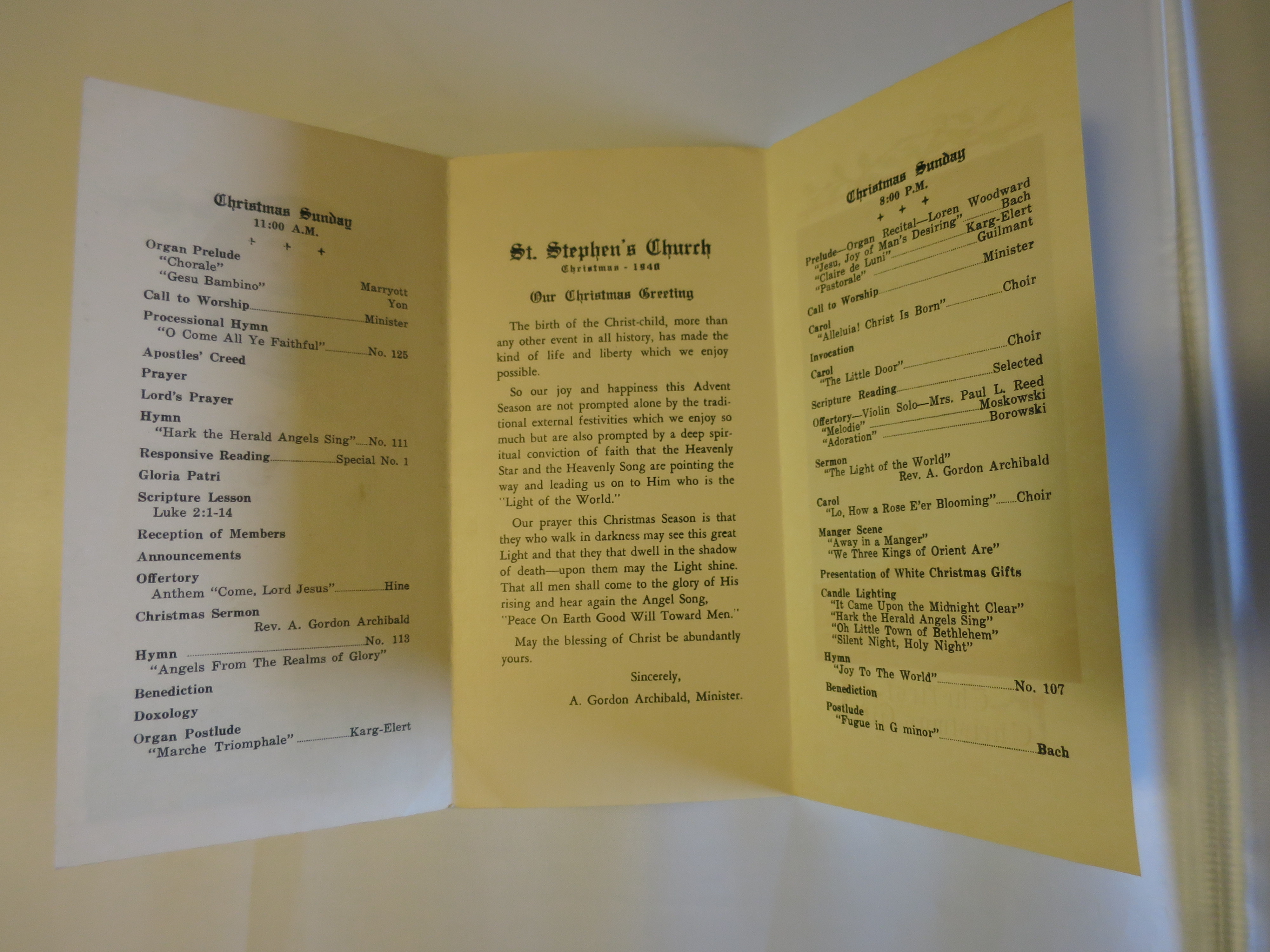 St. Stephens Church Christmas Mass Lithograph Hermitage Art 1940