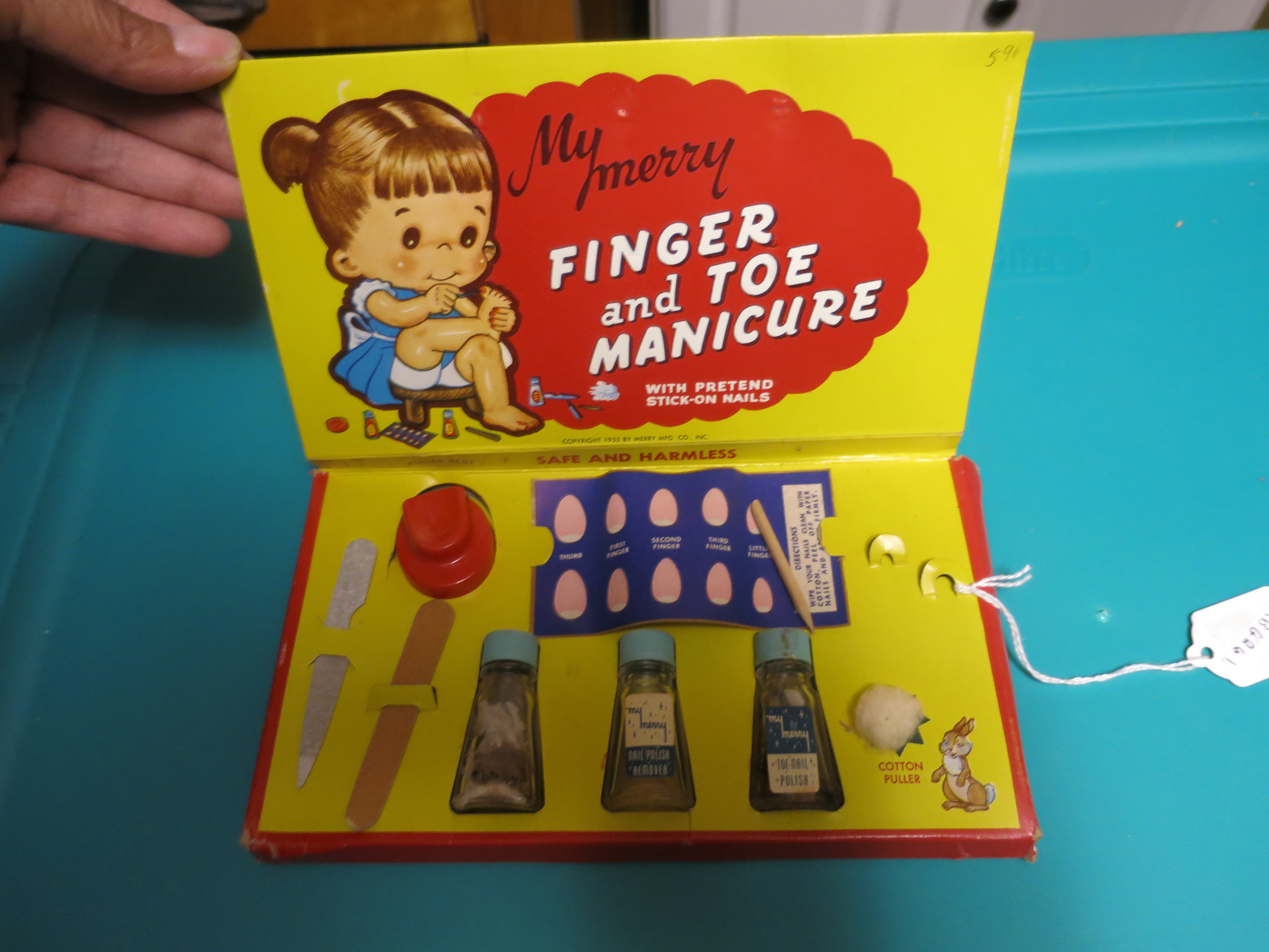 Childs Finger and Toe Manicure MIB 1955
