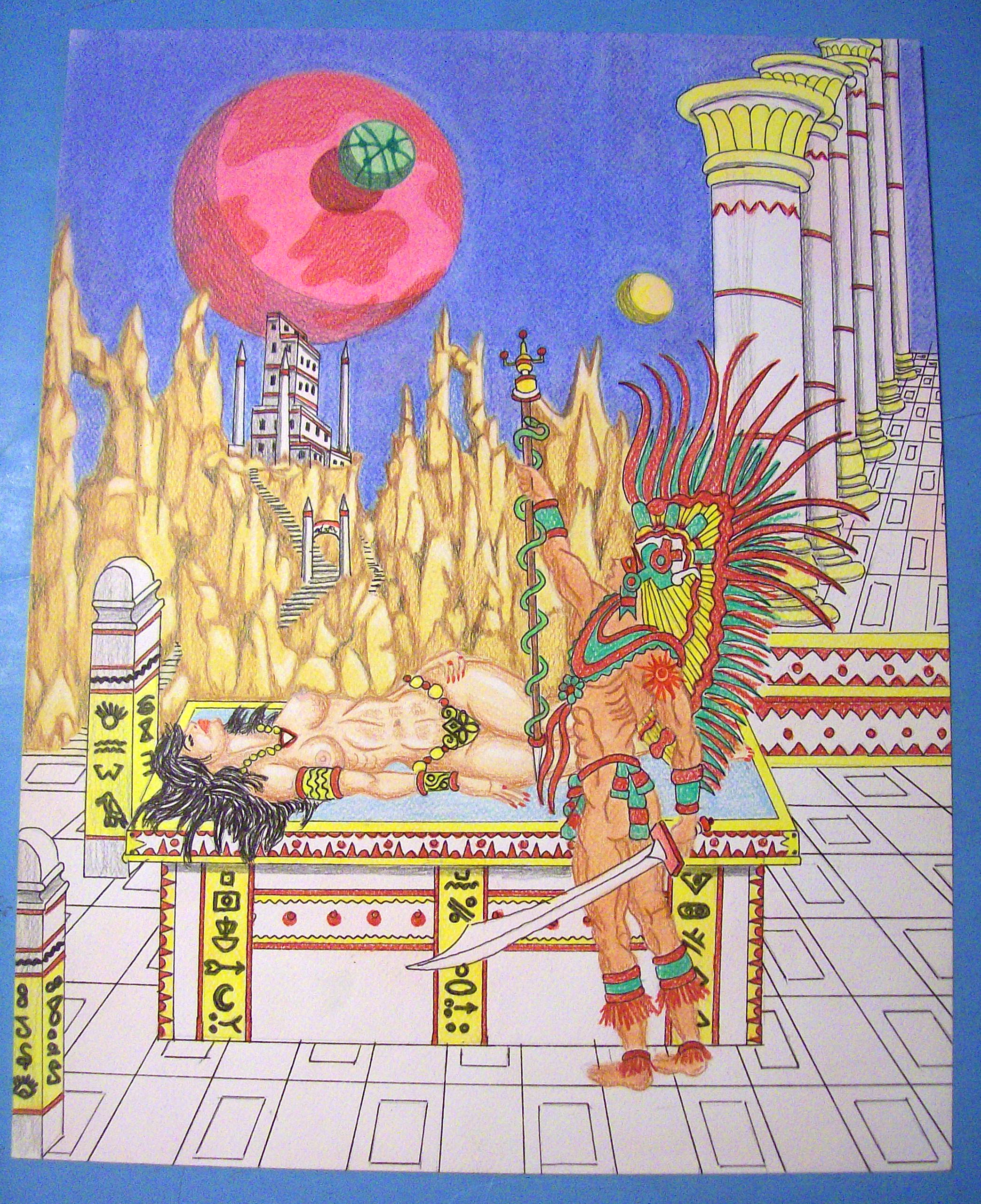 Sacrifice For The Gods - Original Nude Fantasy