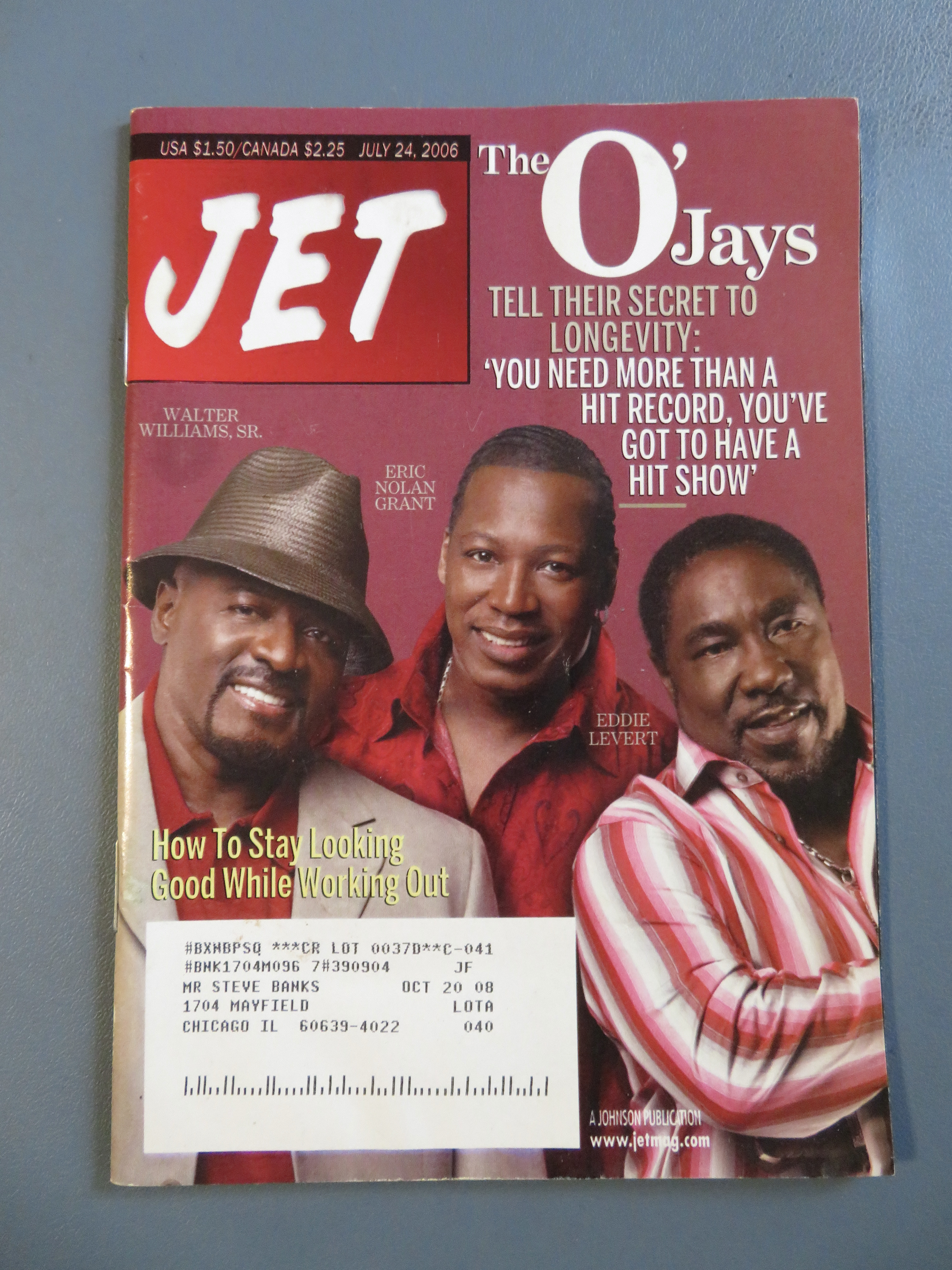 Jet Magazine July 24, 2006 The O' Jays