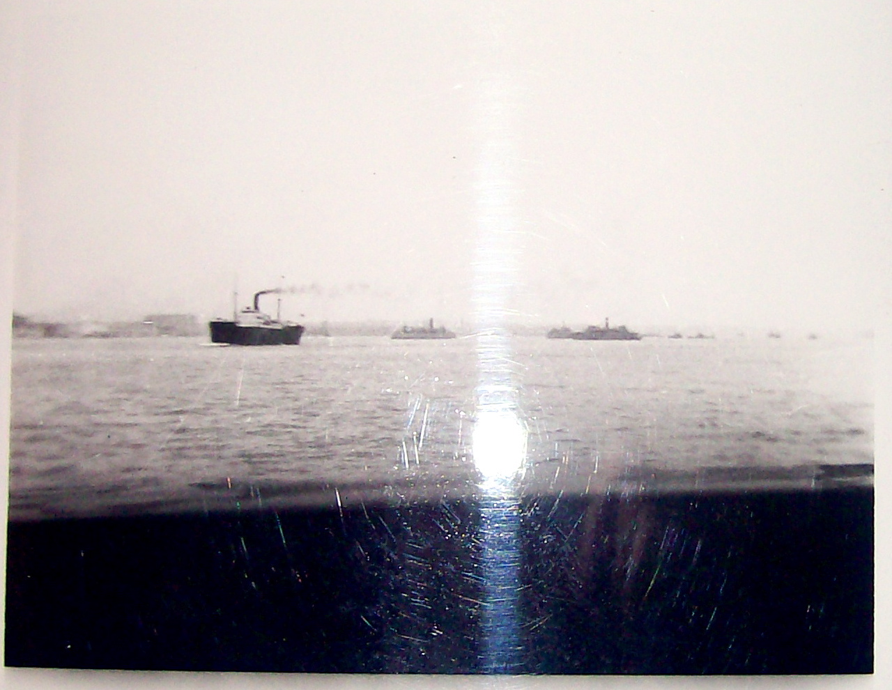 Vintage Photograph - 1939 New York Harbor