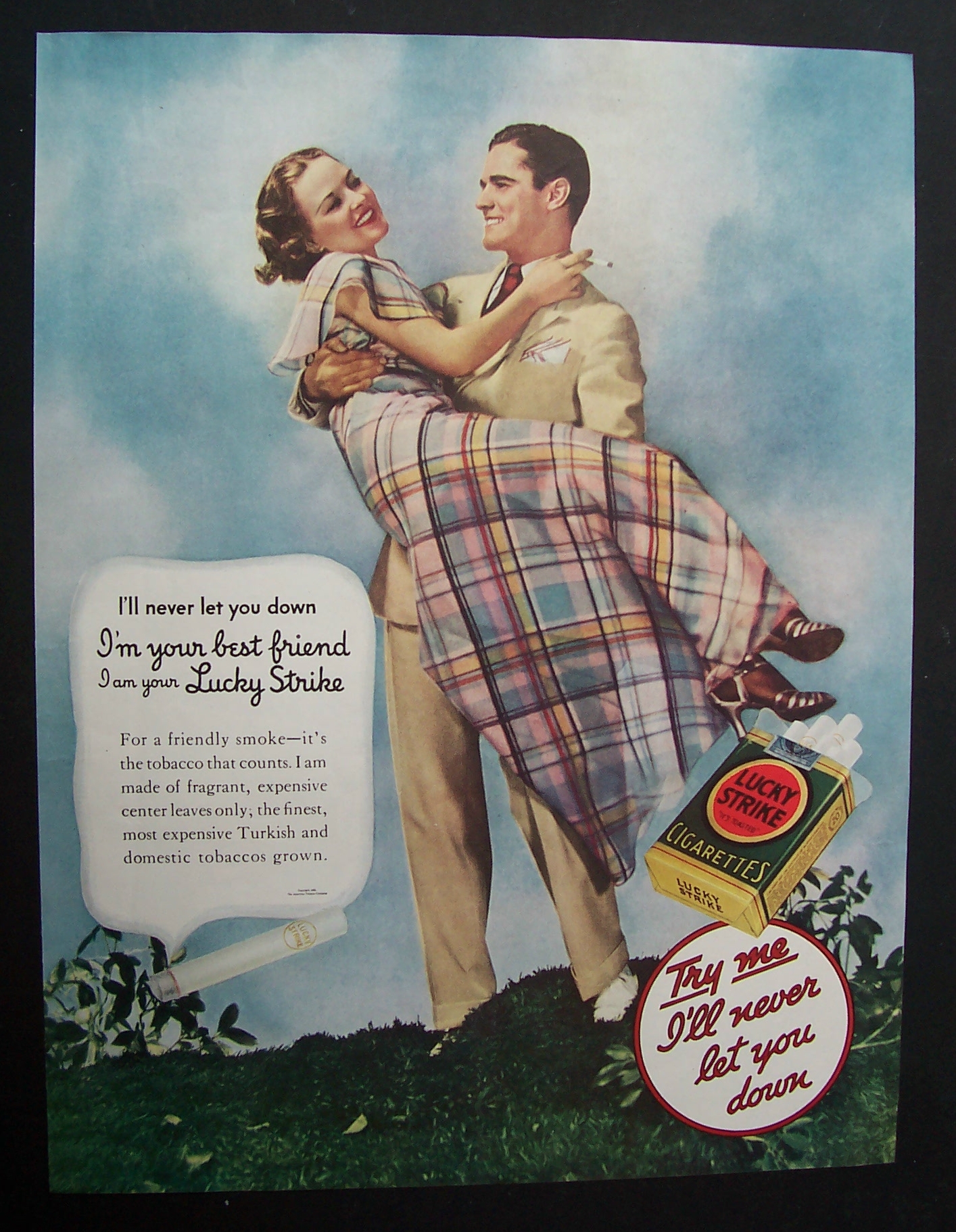 1935  Lucky  Strike  Cigarettes