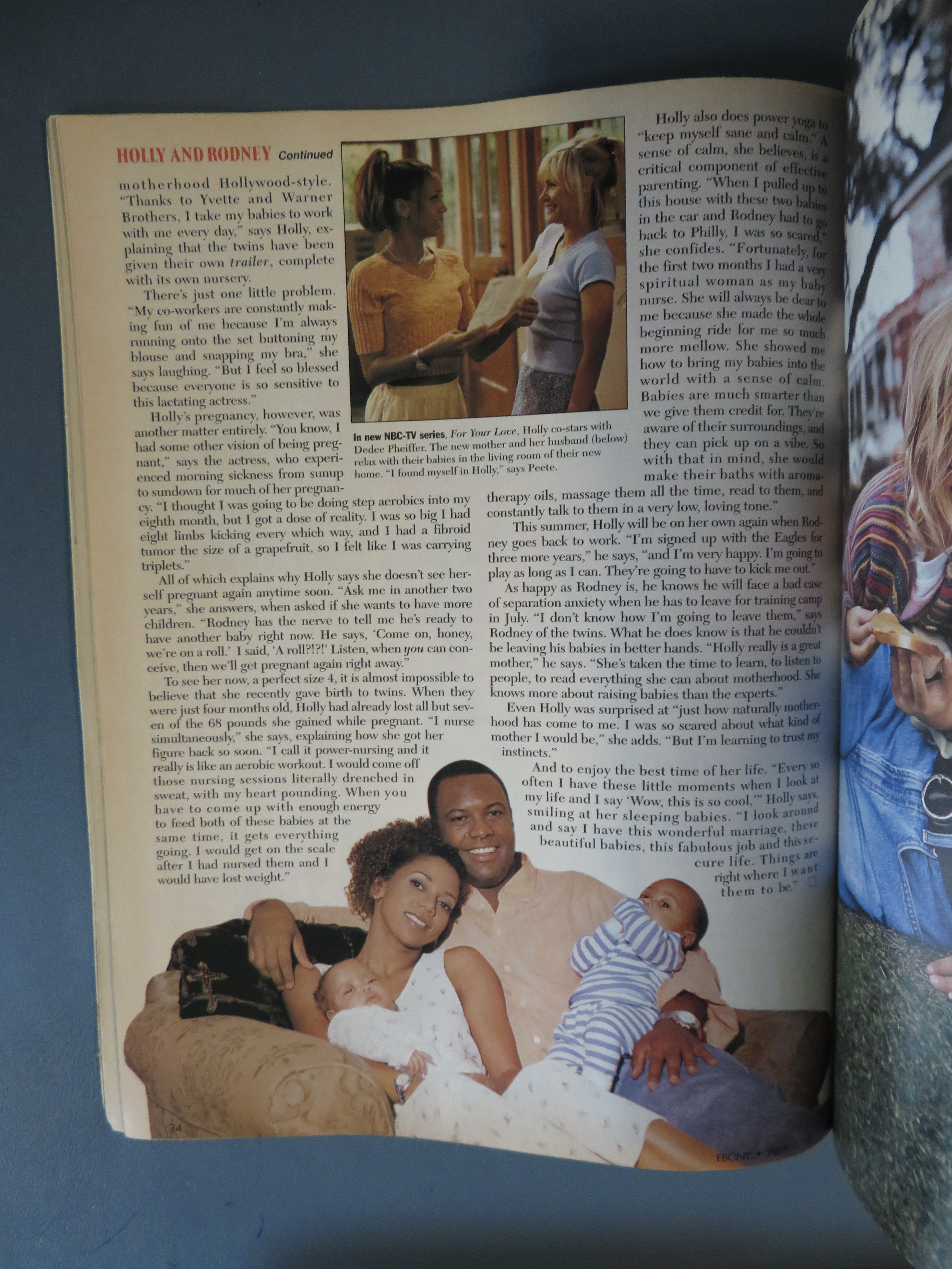 Ebony Magazine April 1998 Holly Robinson