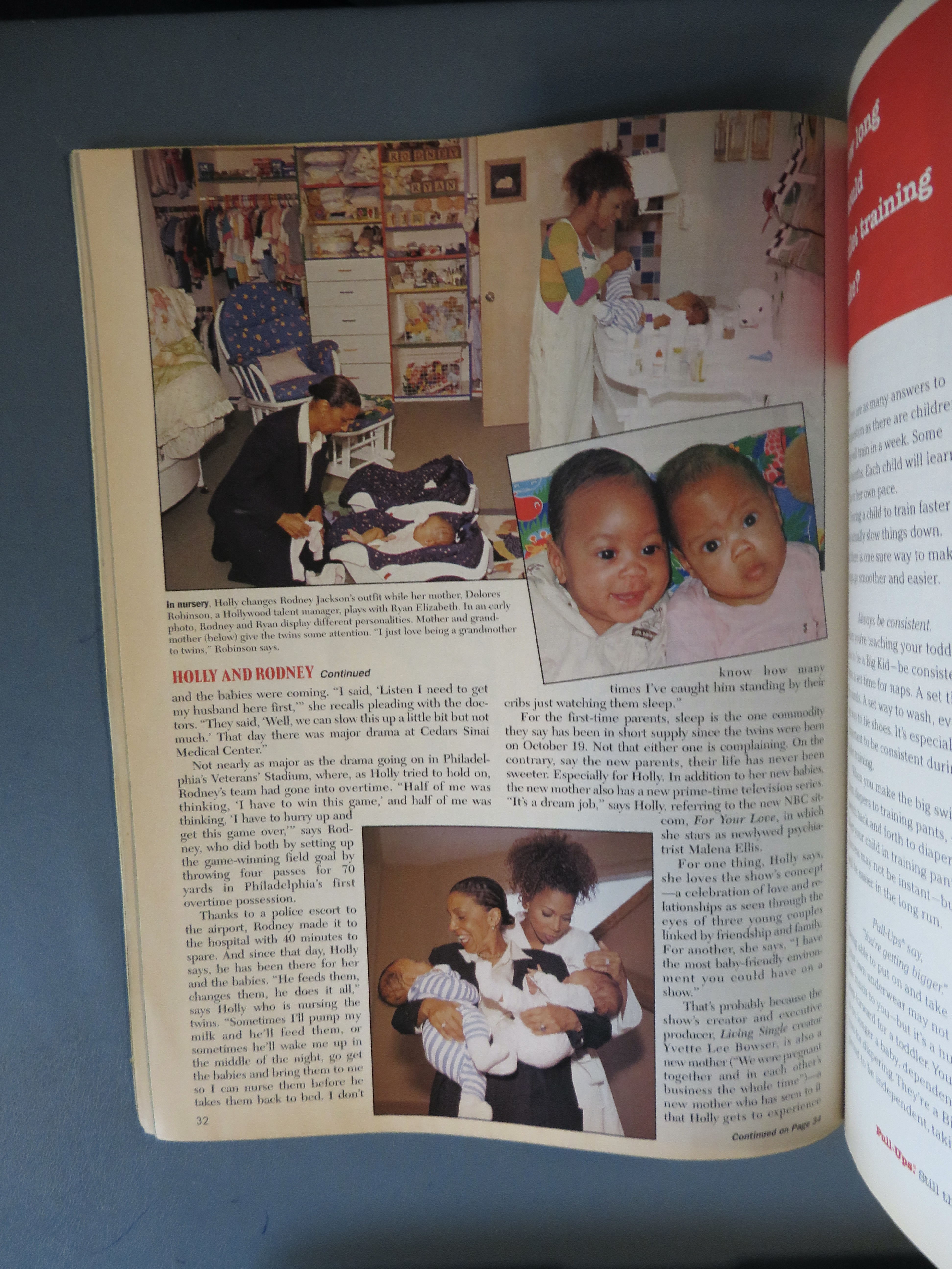 Ebony Magazine April 1998 Holly Robinson