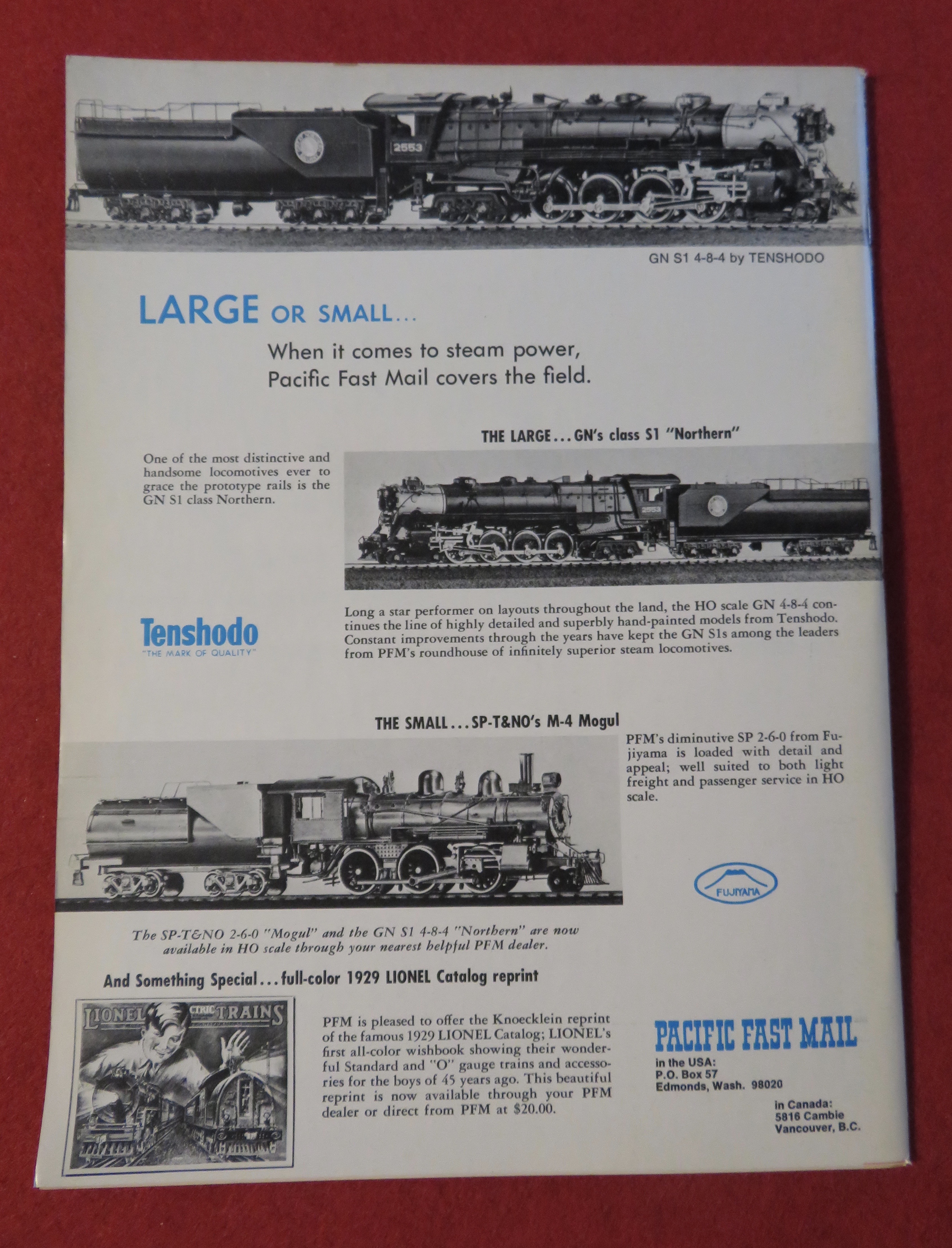 Model Railroader Magazine August 1974 Amtrak
