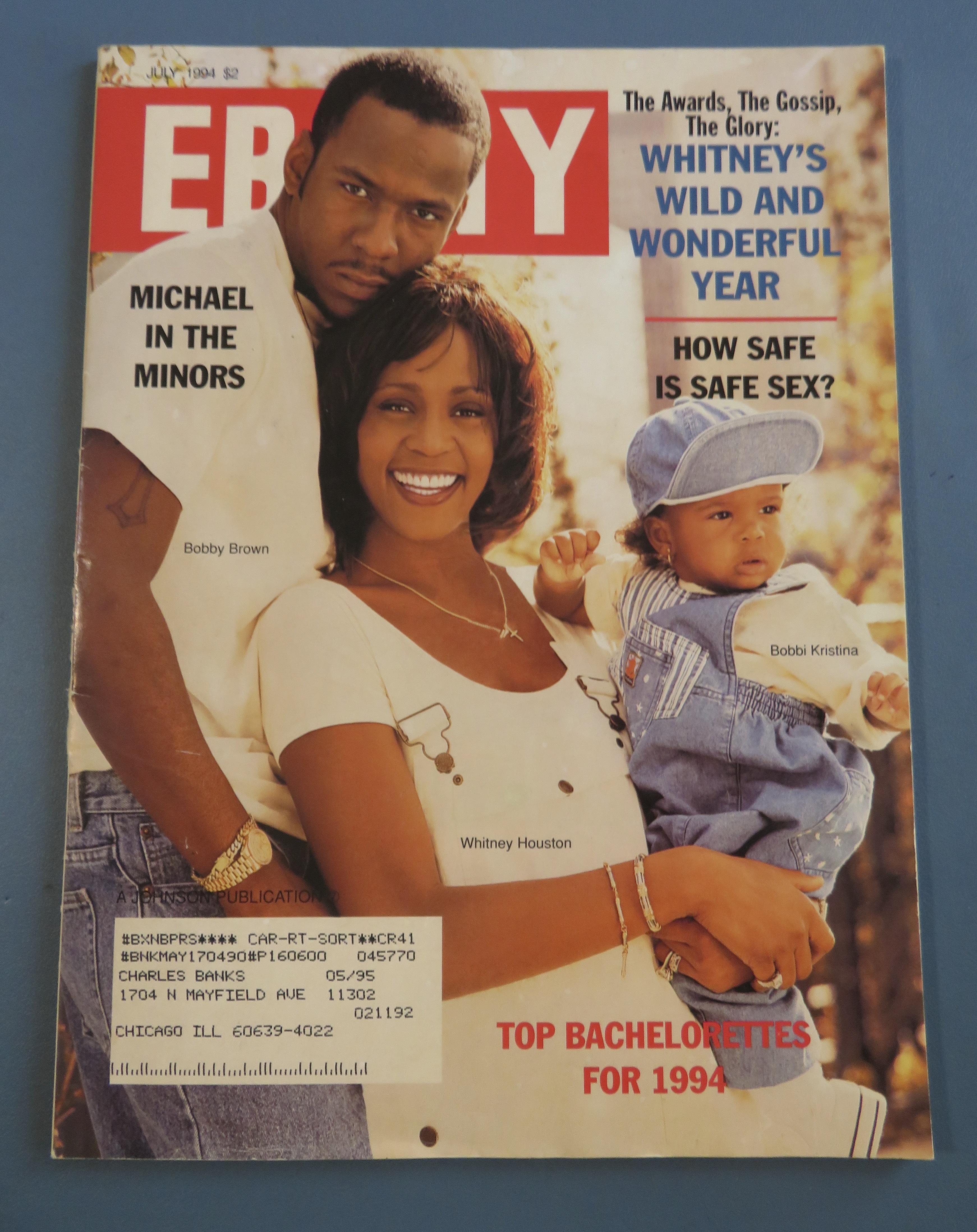 Ebony Magazine July 1994 Whitney's Wild Year