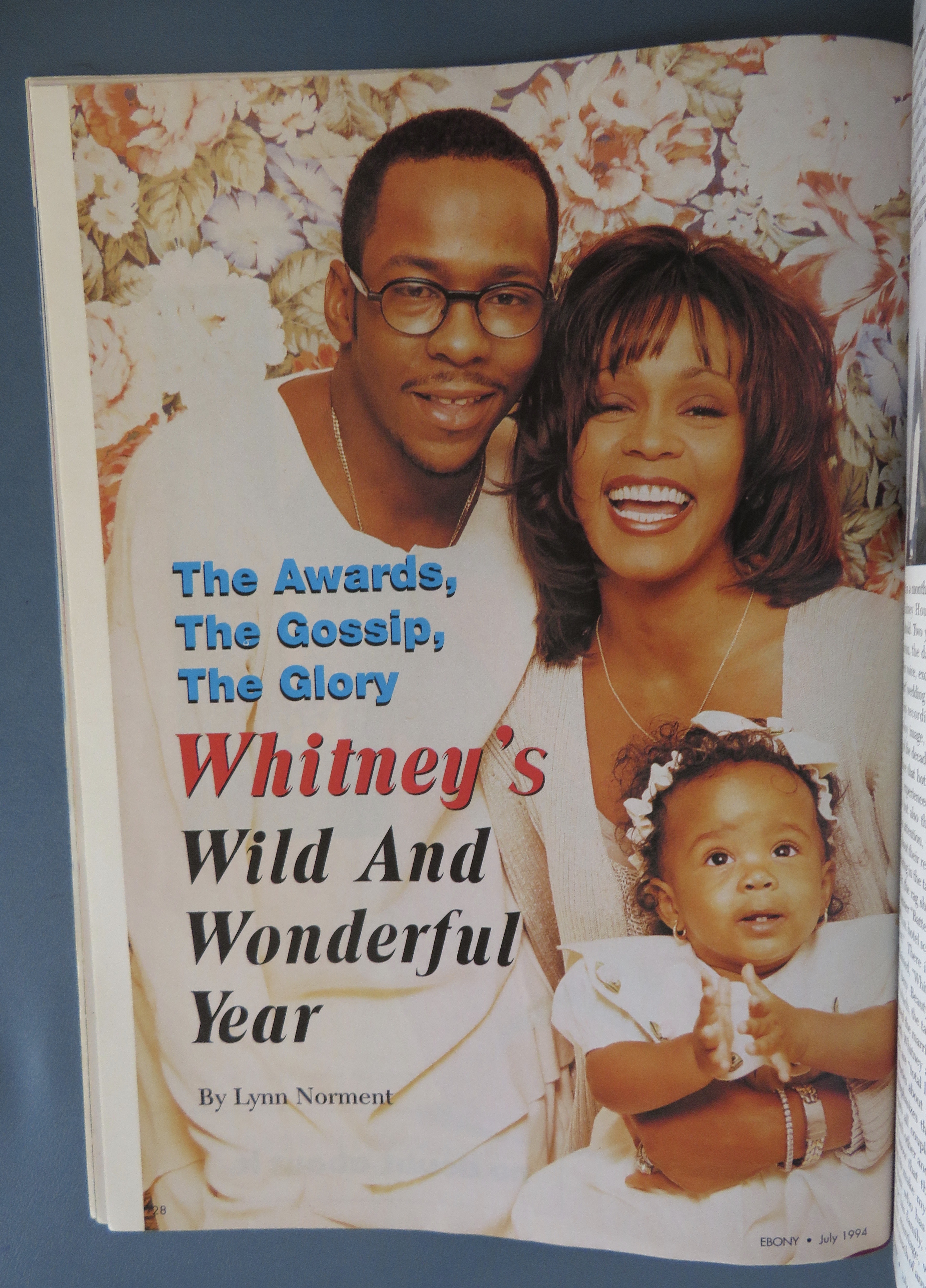 Ebony Magazine July 1994 Whitney's Wild Year