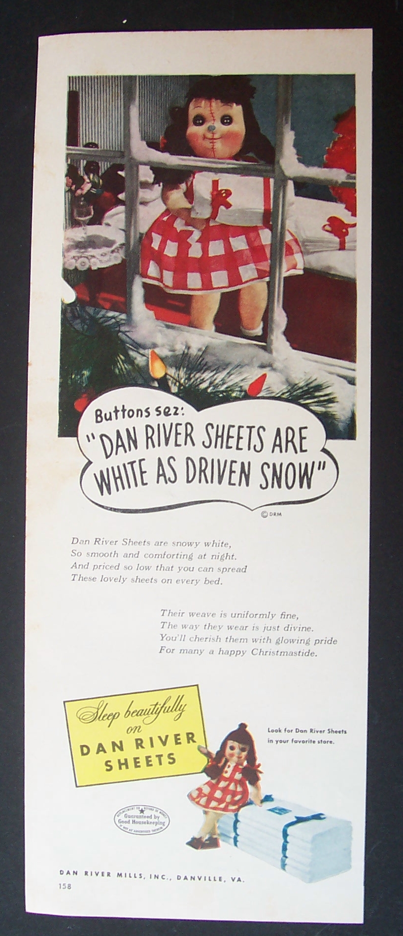 1948  Dan  River  Sheets