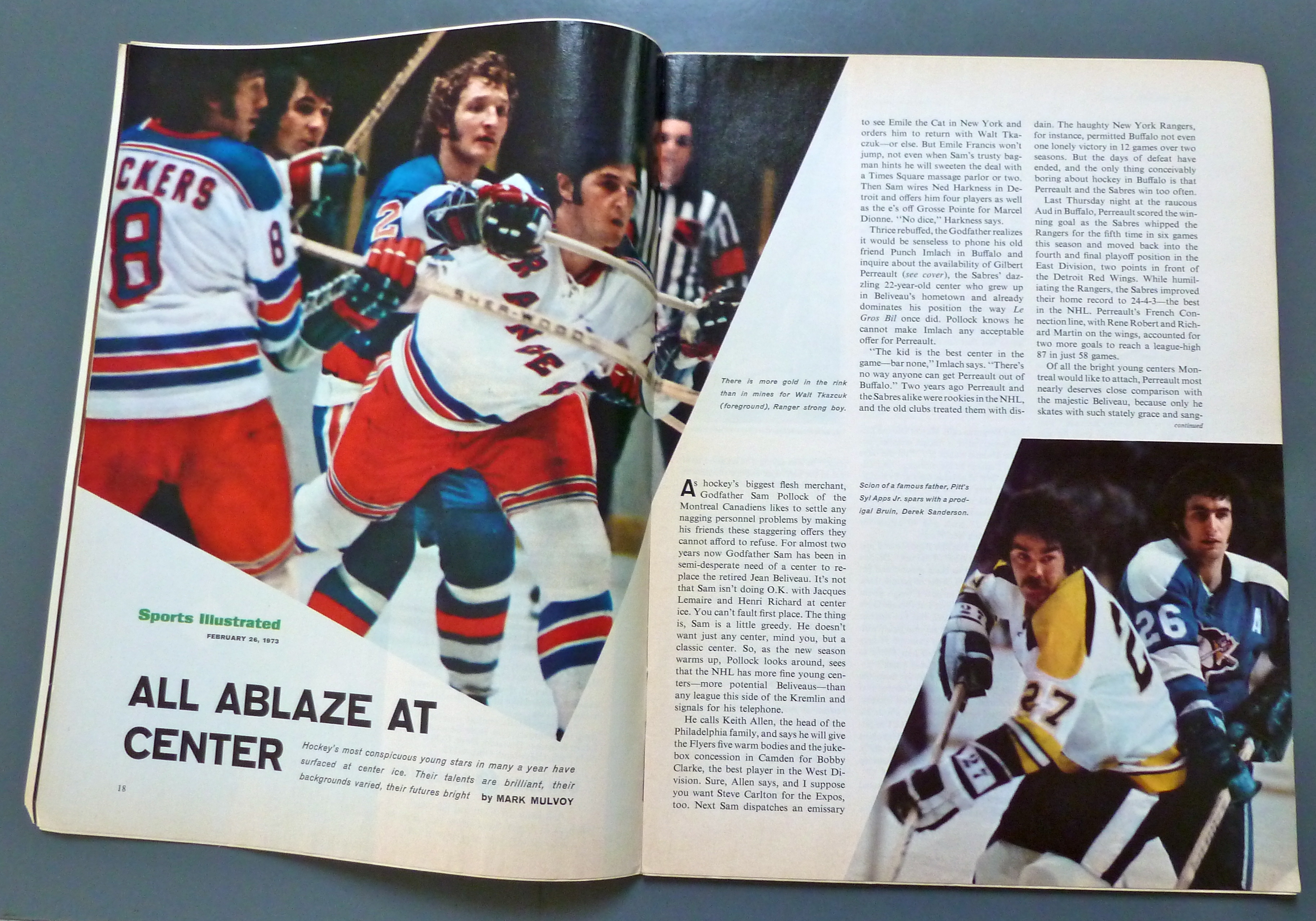 Sports Illustrated-February 26, 1973-Gil Perreauit