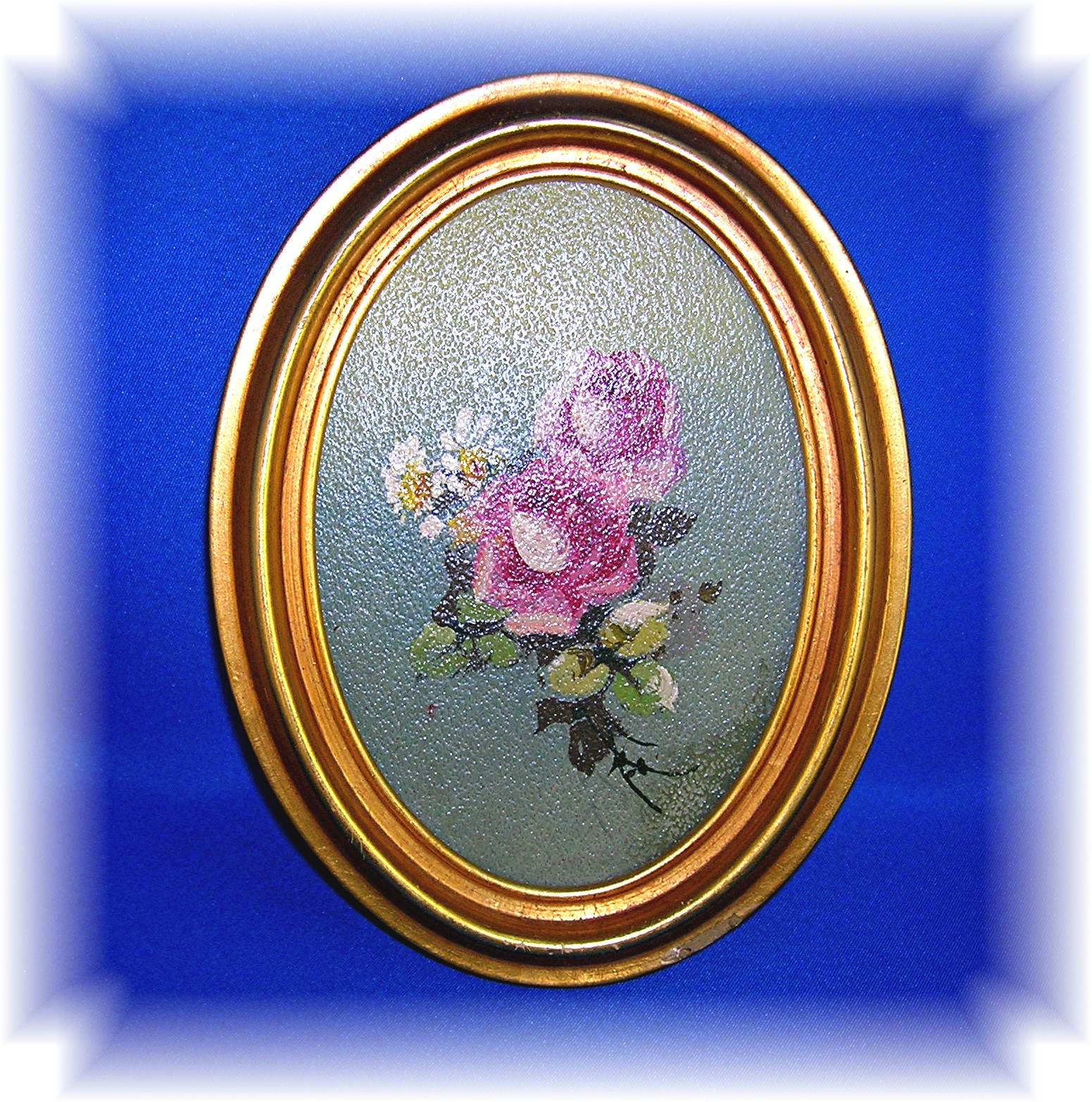 Vintage Rose Print In Frame.....