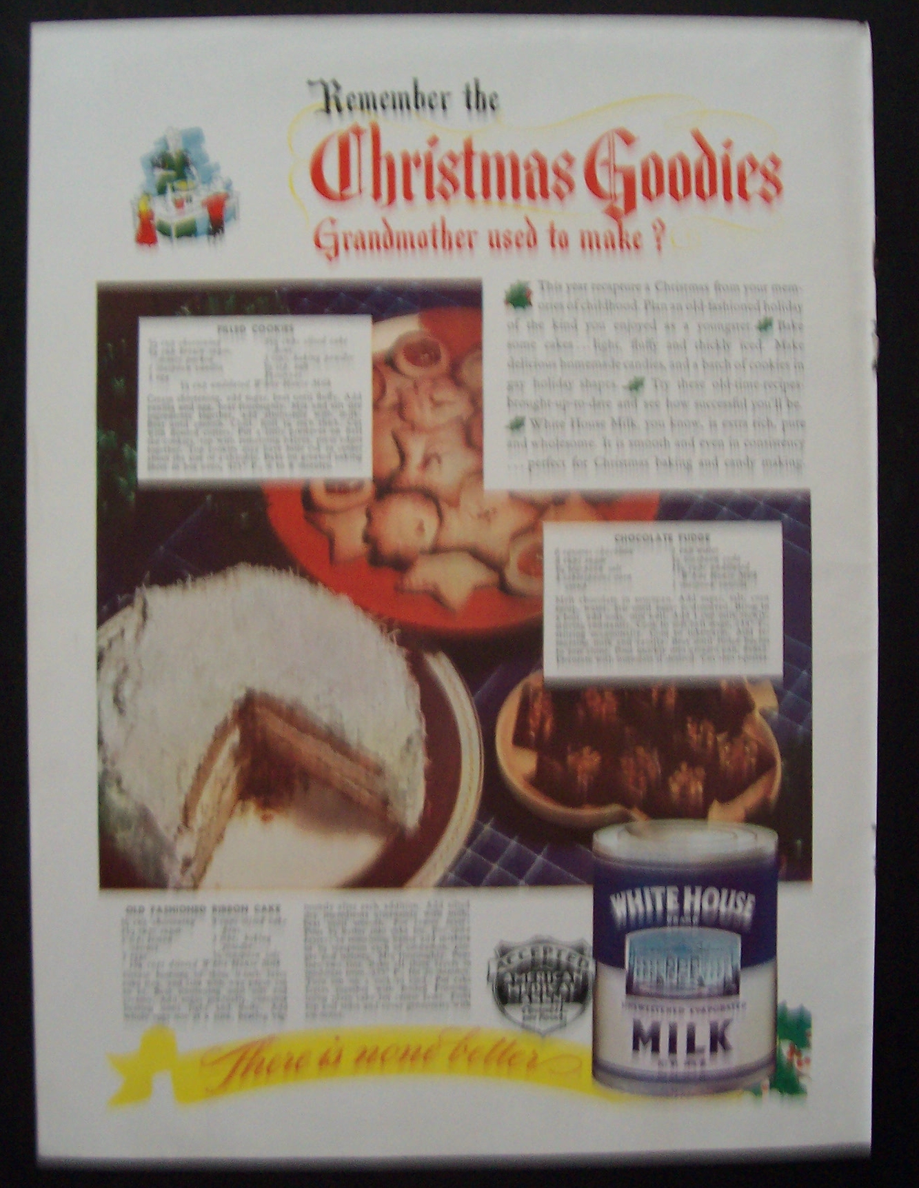 1937 White House Evaporated Milk