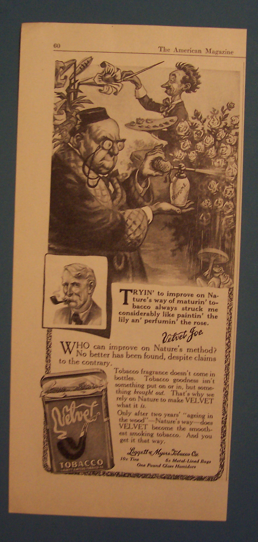 1916  Velvet  Tobacco