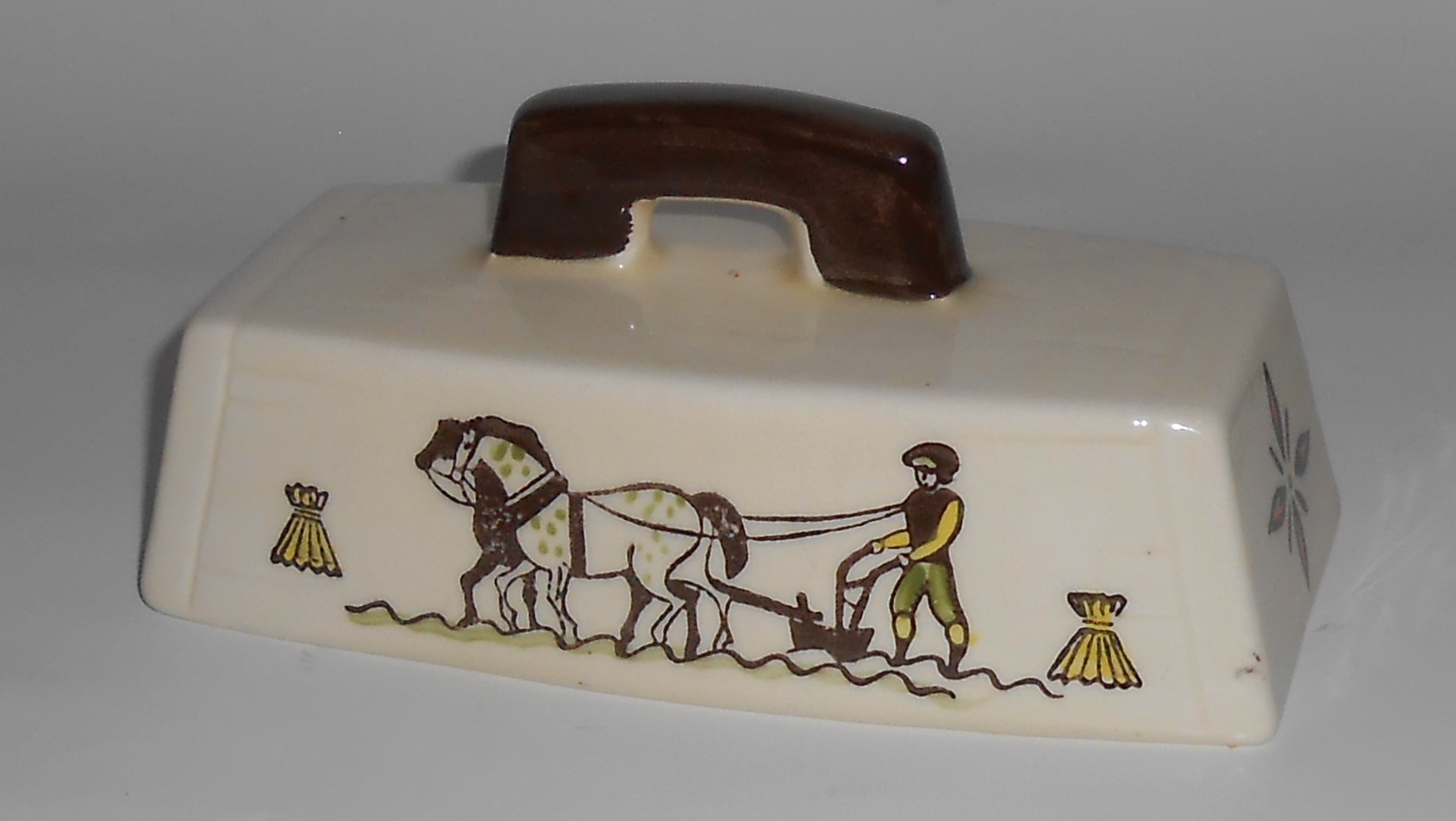 Metlox Pottery Poppy Trail Colonial Heritage Butterdish