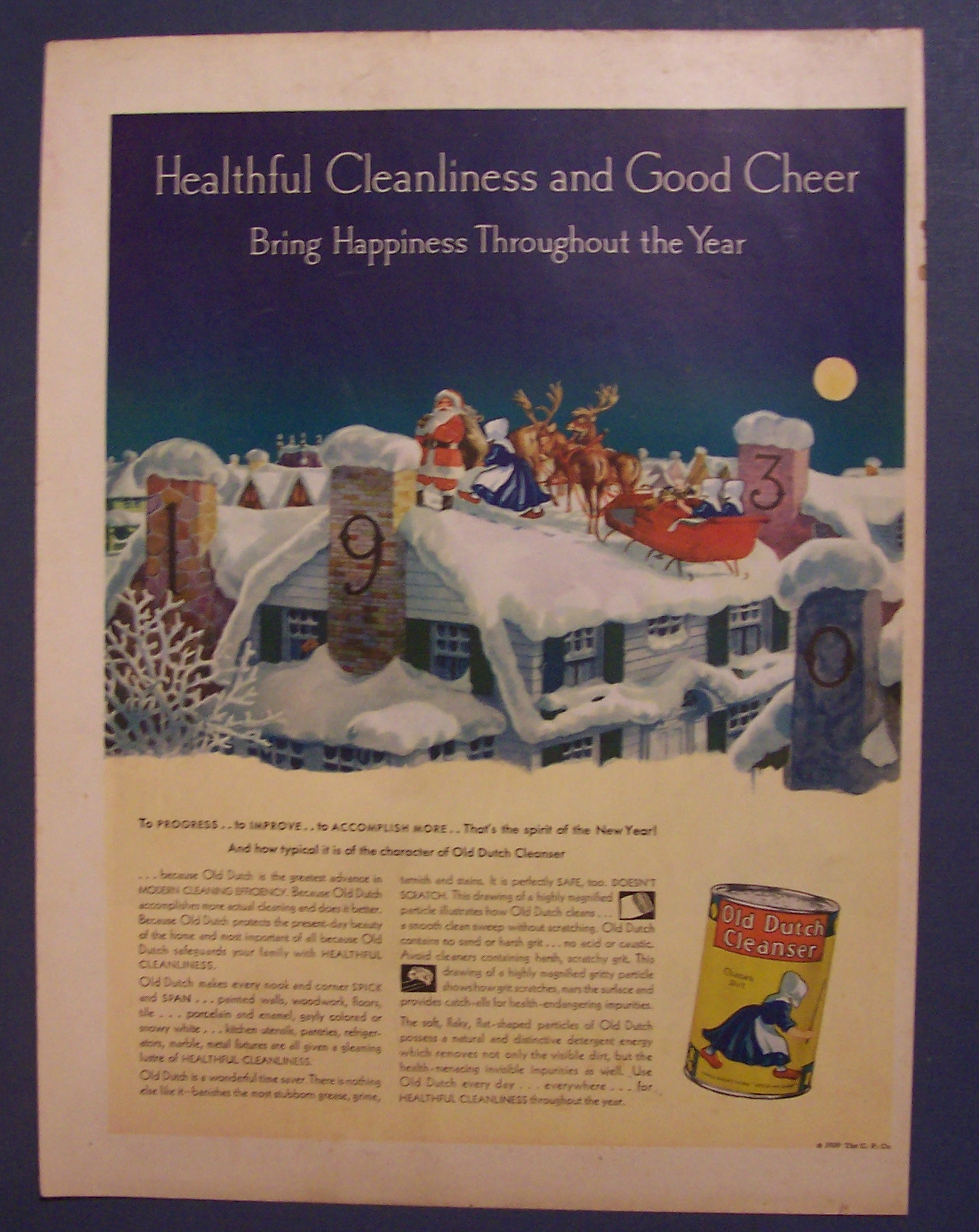 1929 Old Dutch Cleanser