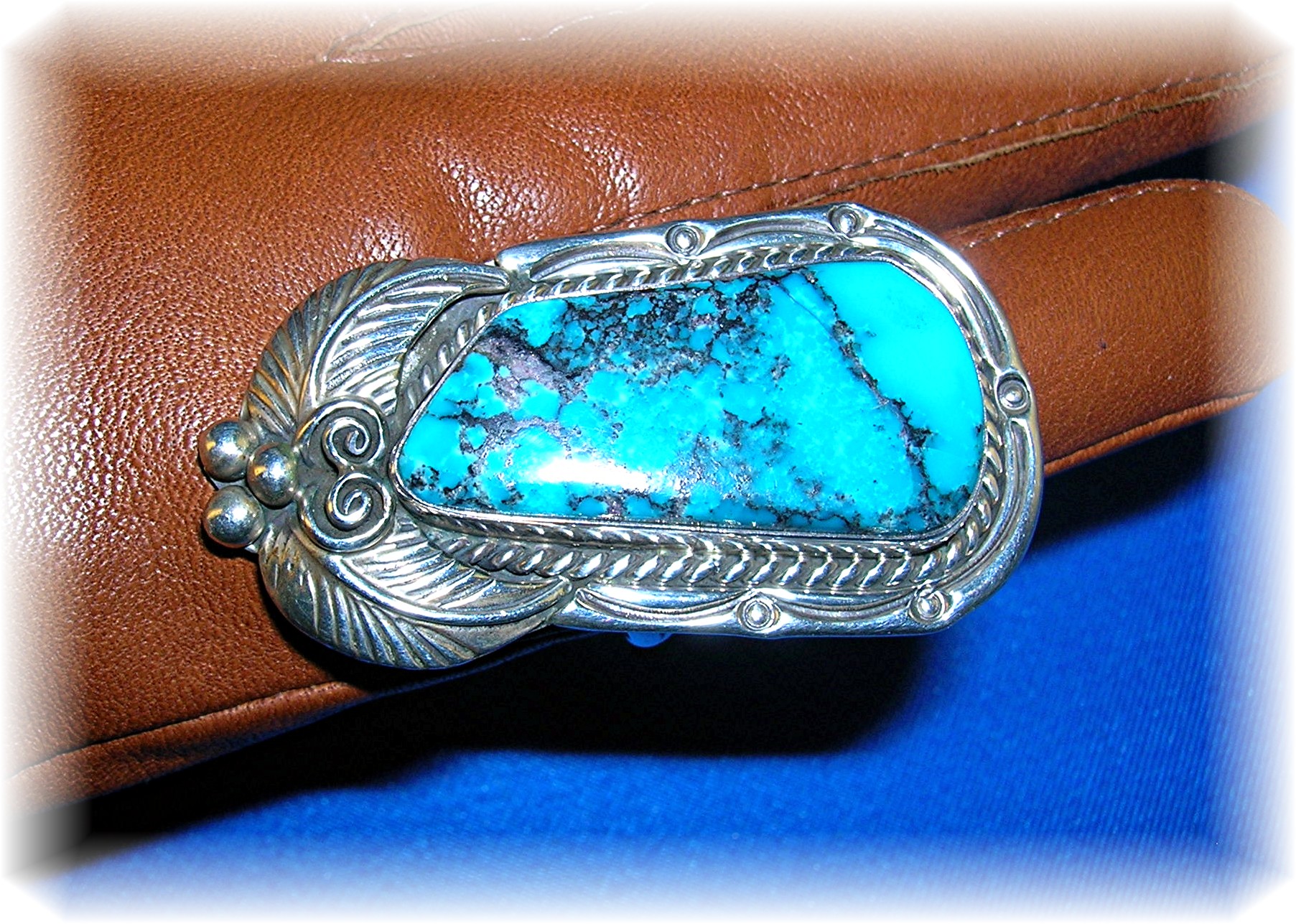 Navajo KingmanTurquoise Sterling Silver Ring