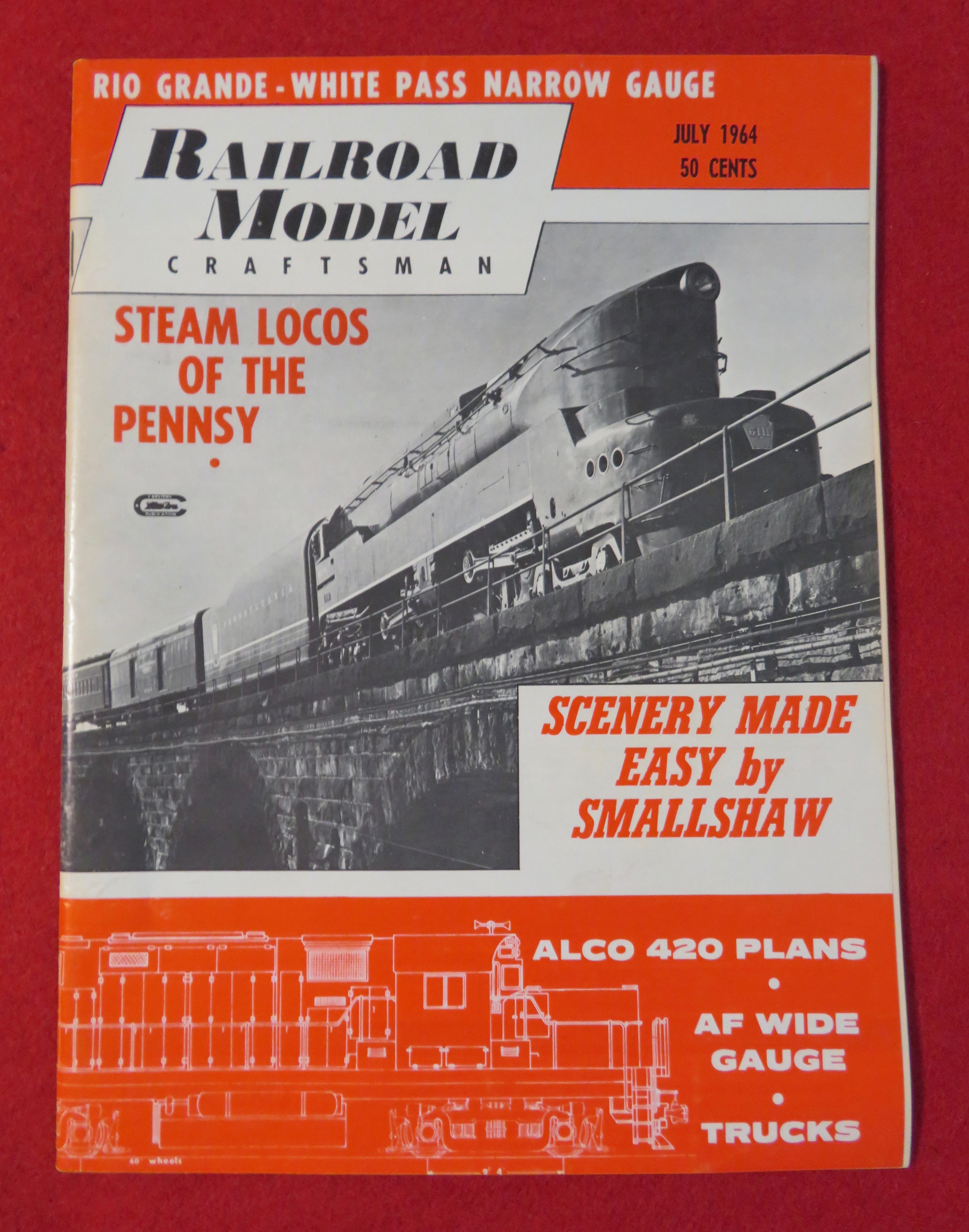 Railroad Model Craftsman Magazine July 1964