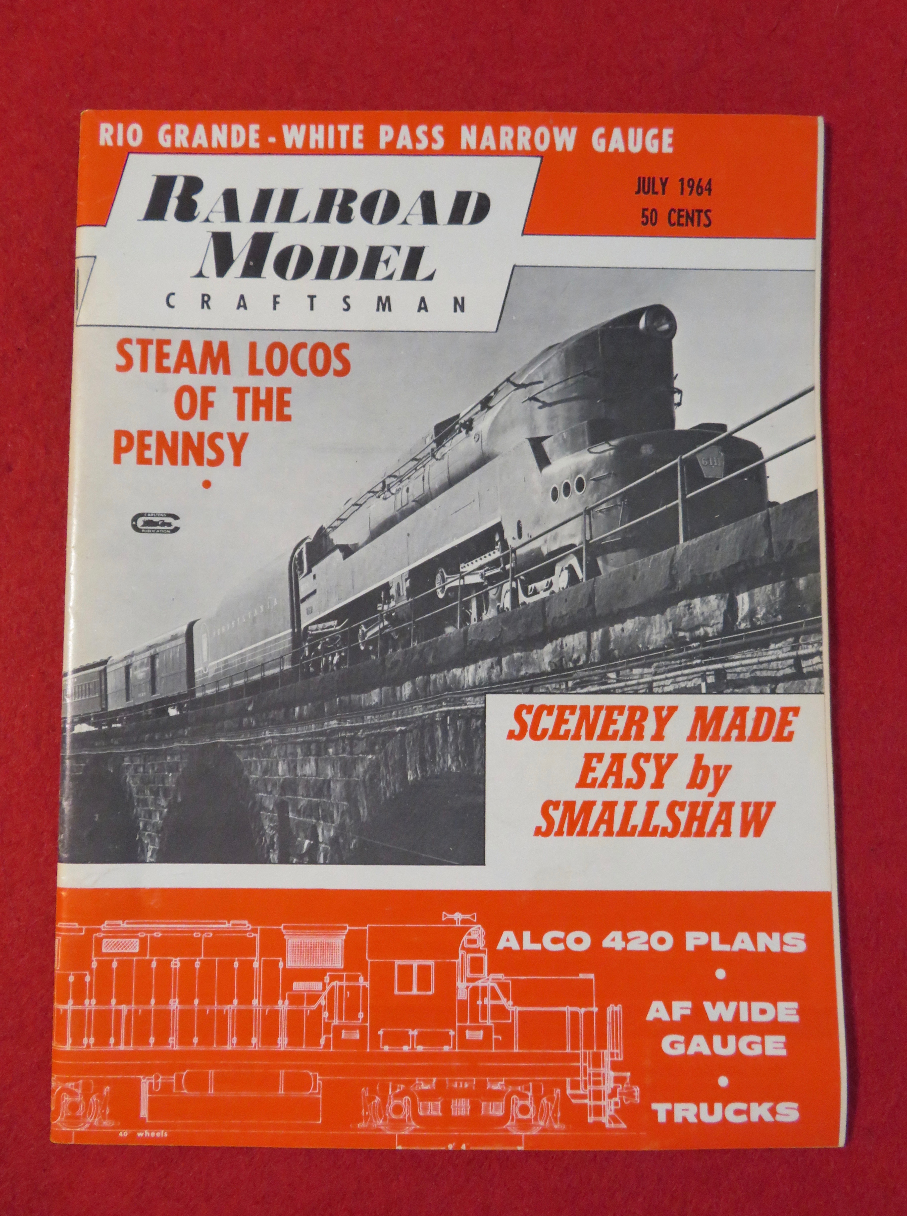 Railroad Model Craftsman Magazine July 1964