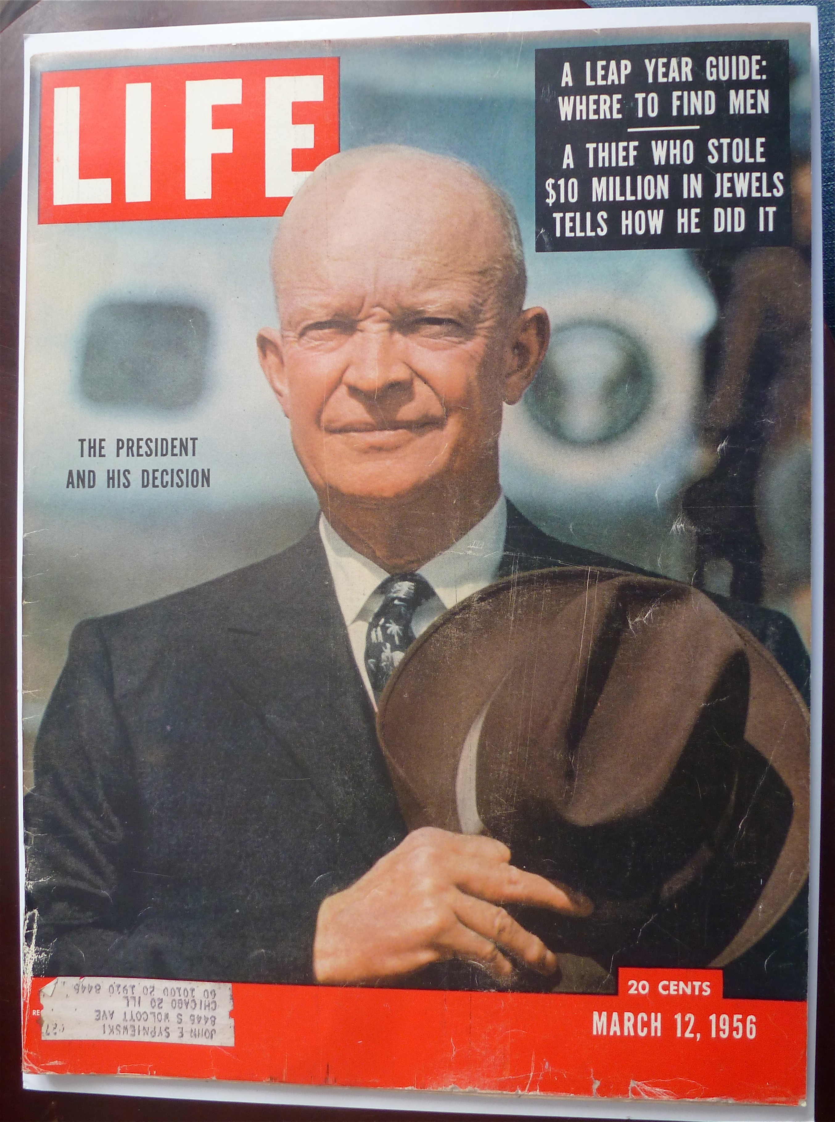 Life Magazine-March 12, 1956-The President & Decision