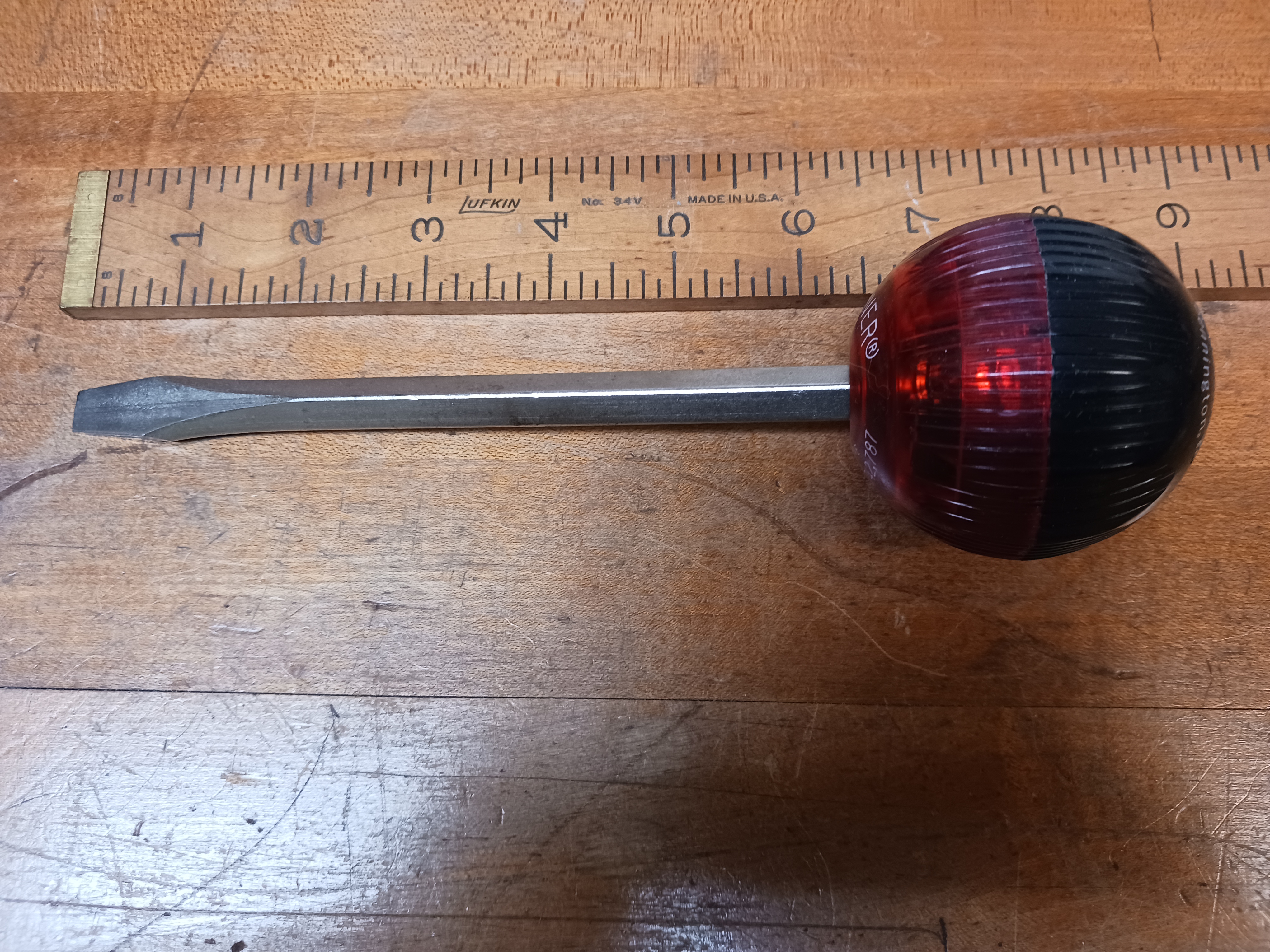 Easydriver Ratchet Screwdriver Set Vintage Ball Handle