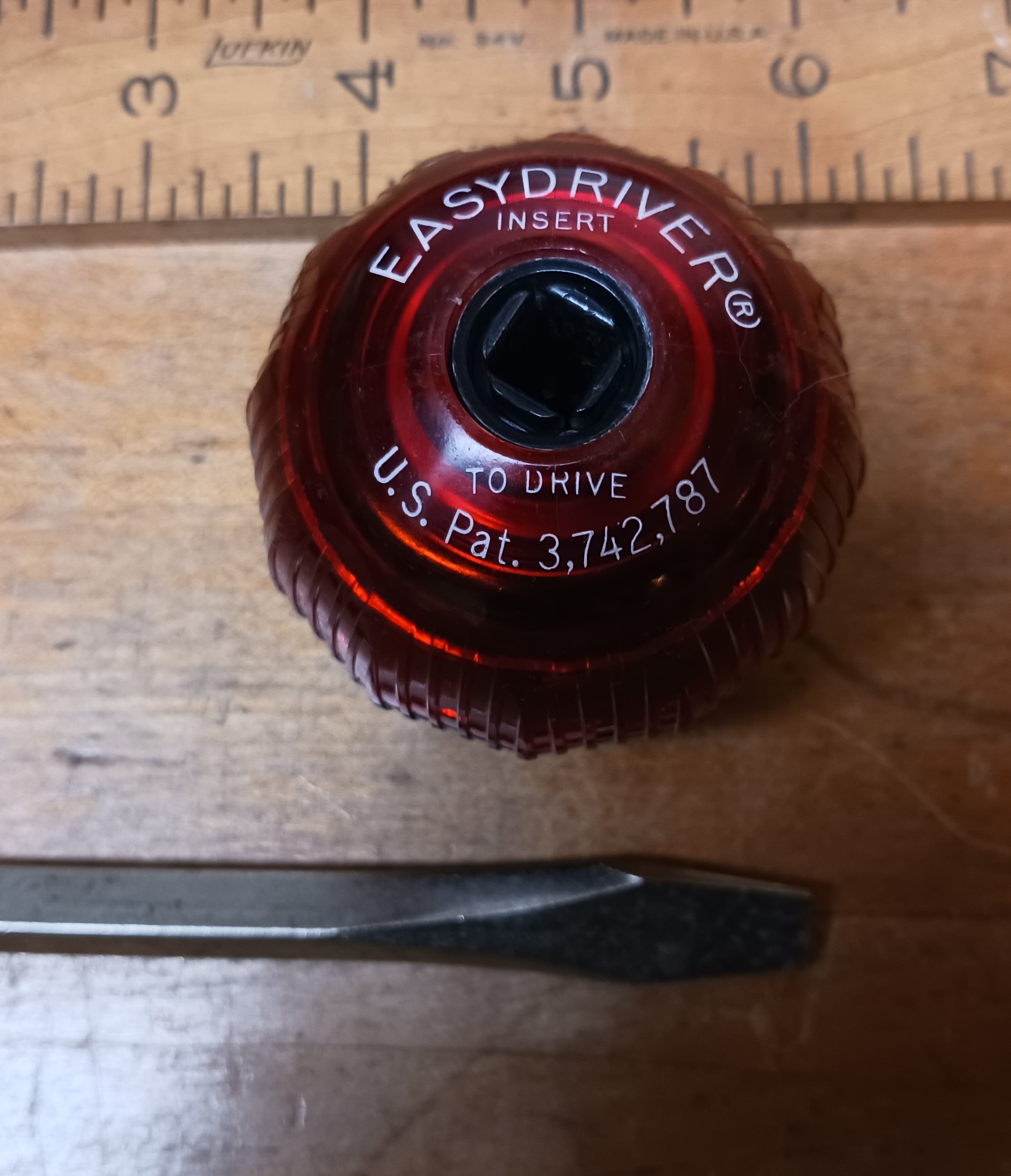 Easydriver Ratchet Screwdriver Set Vintage Ball Handle
