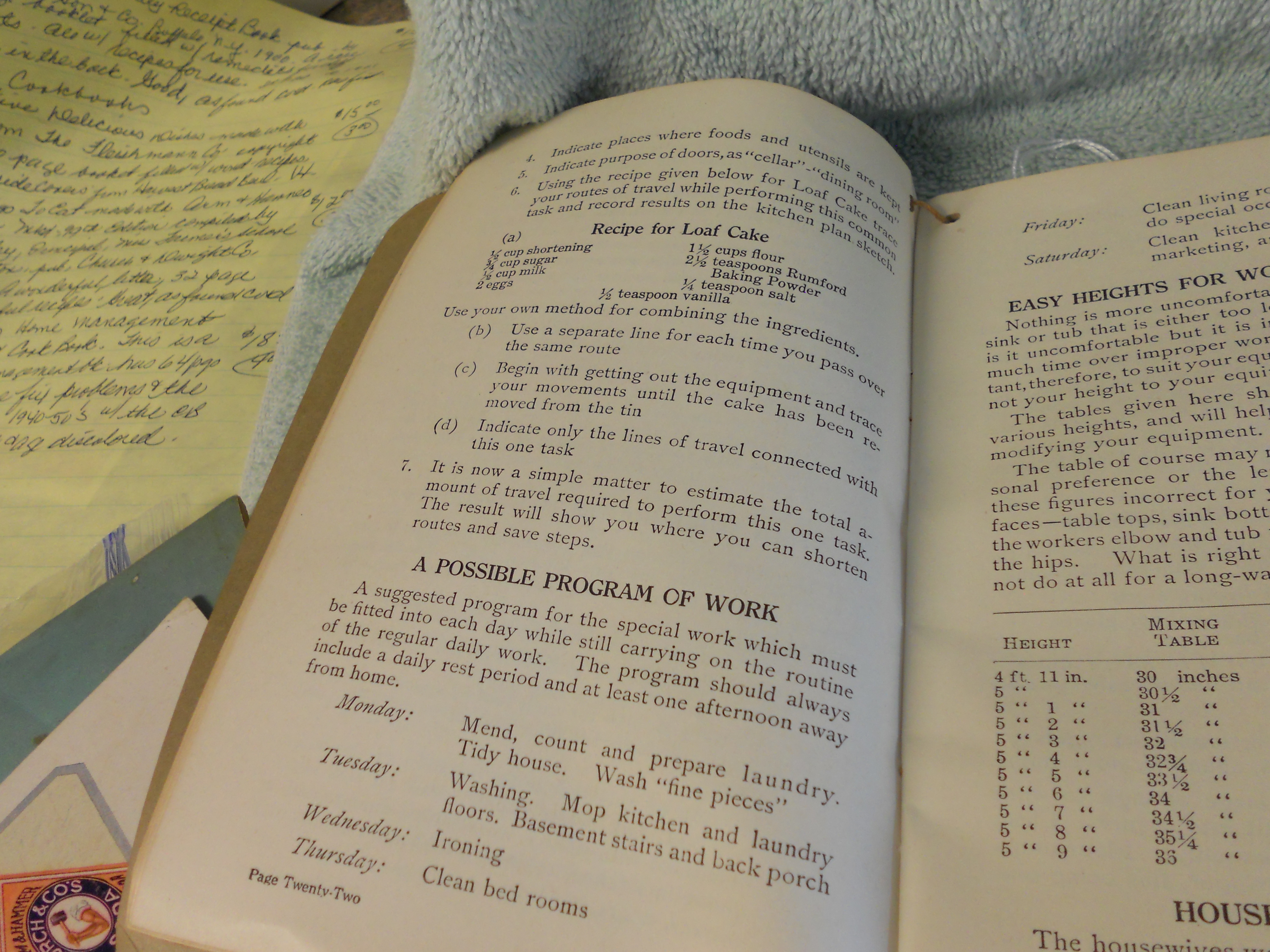 Rumford Management and Cookbooks
