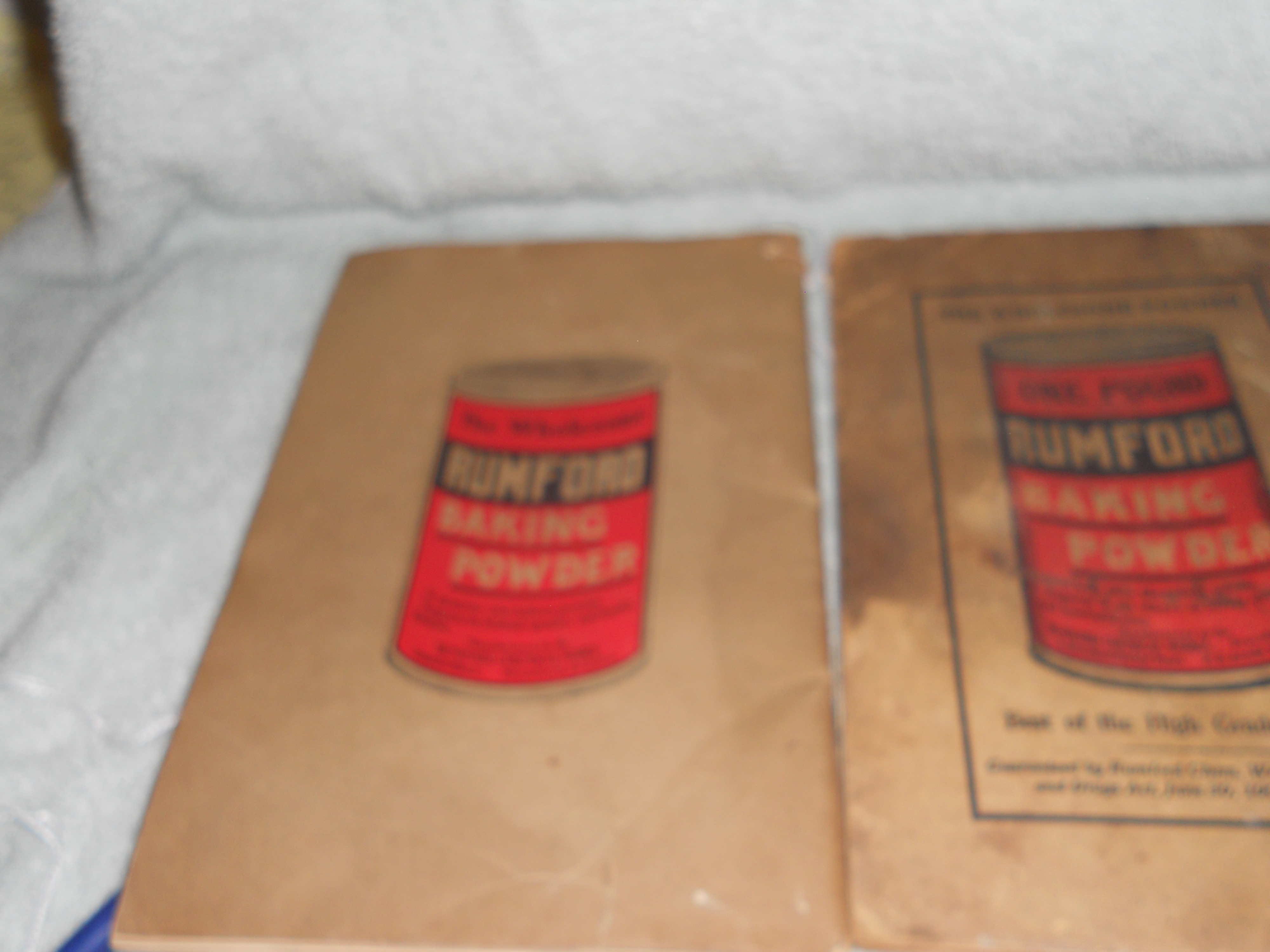 Rumford Management and Cookbooks